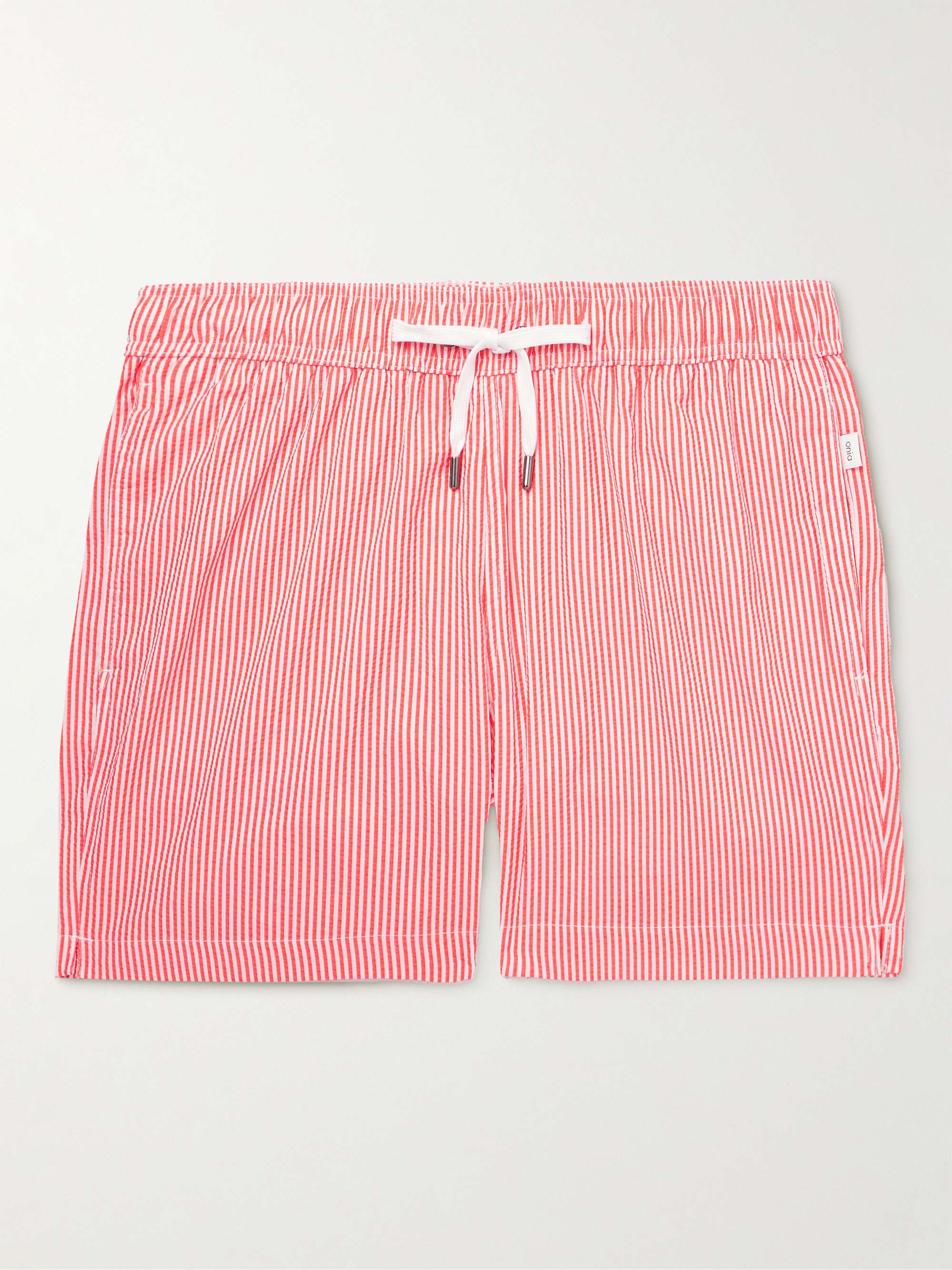 Striped Swim Trunks For Men