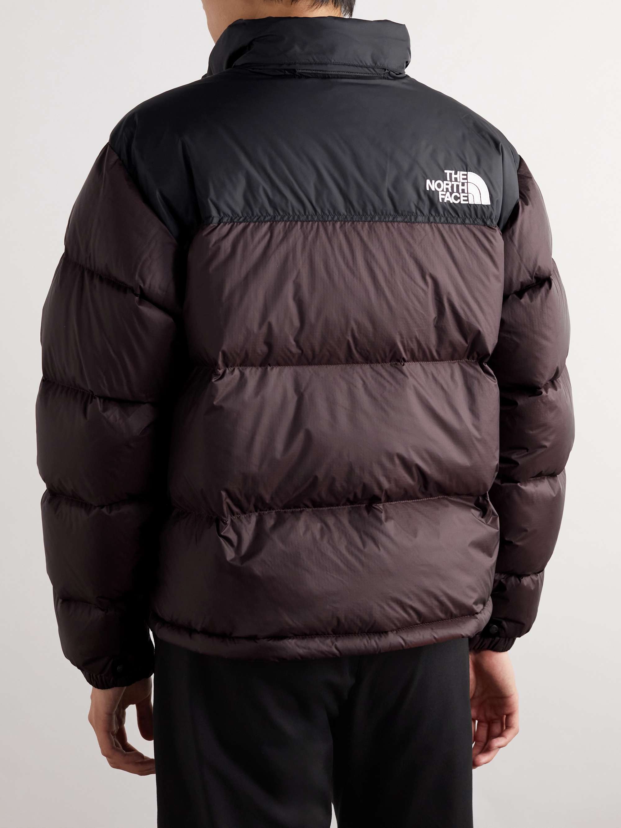 THE NORTH FACE 1996 Retro Nuptse Logo-Embroidered Quilted Recycled ...
