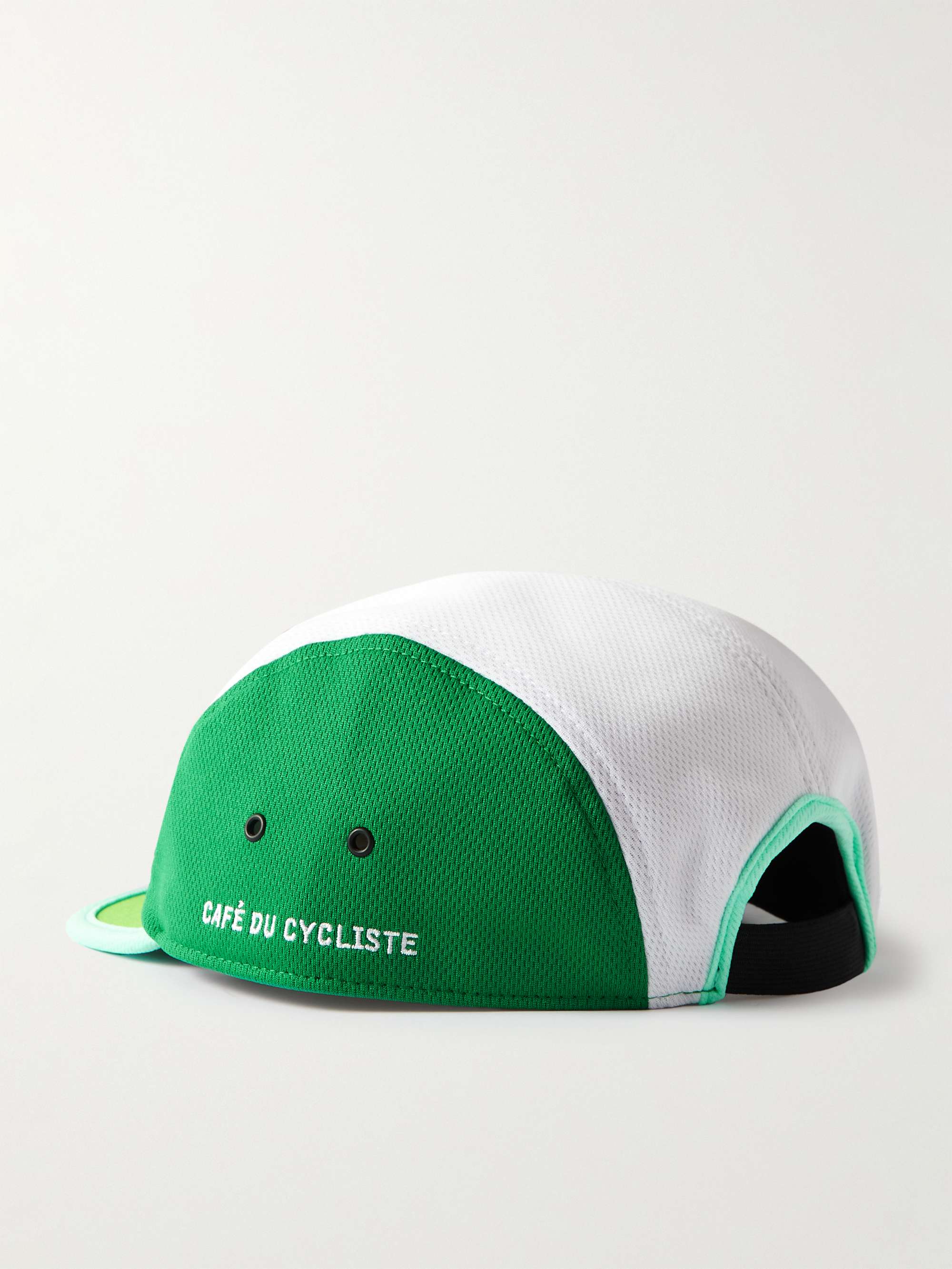 CAFE DU CYCLISTE Gravel ColourBlock LogoEmbroidered Mesh Cyling Cap