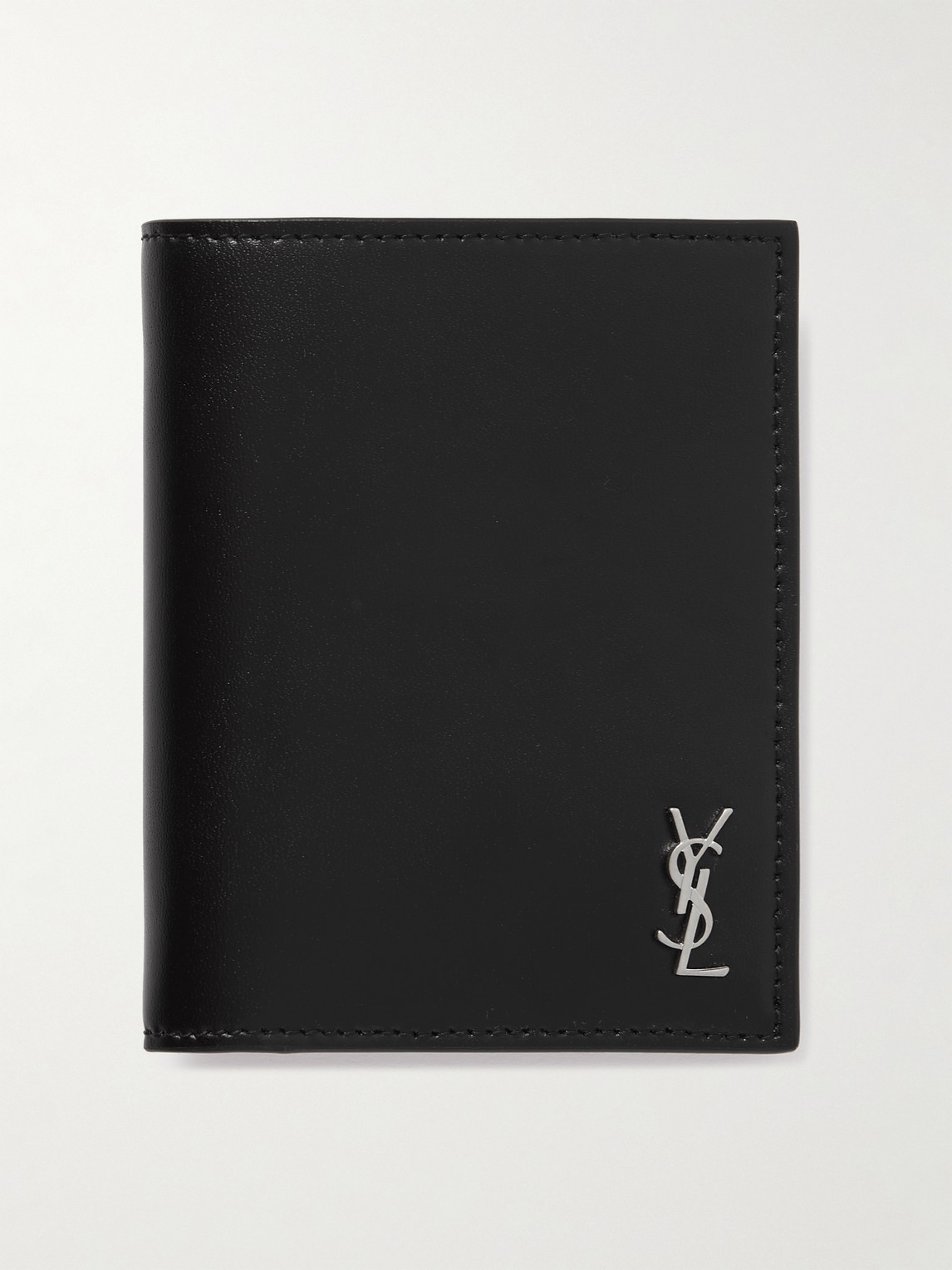 Saint Laurent Cassandre Logo-Embossed Leather Billfold Wallet - Men
