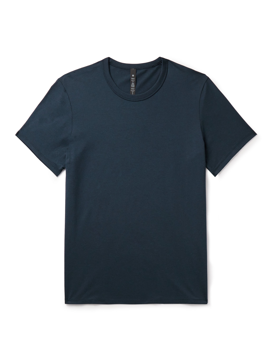 Shop Lululemon The Fundamental T Stretch-jersey T-shirt In Blue