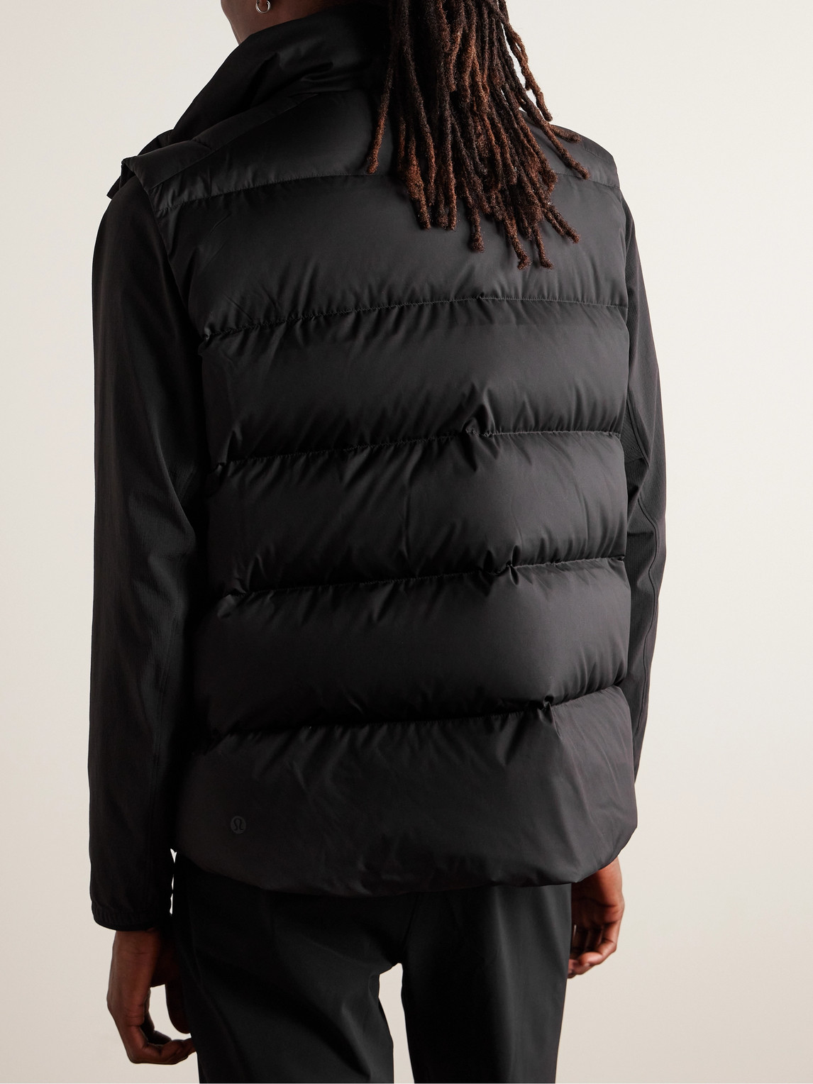 Shop Lululemon Wunder Puff Quilted Softmatte™ Shell Down Gilet In Black