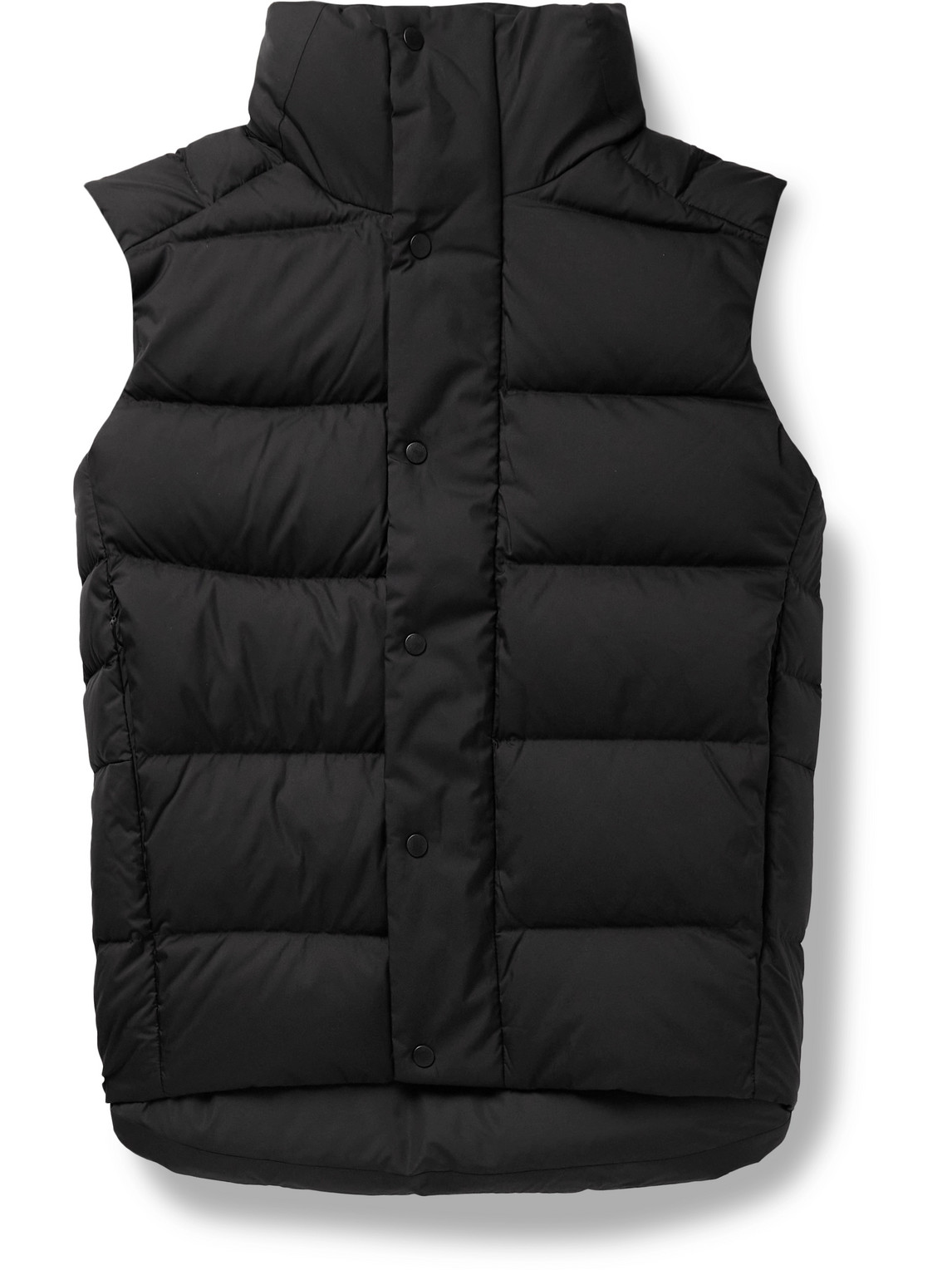 Shop Lululemon Wunder Puff Quilted Softmatte™ Shell Down Gilet In Black