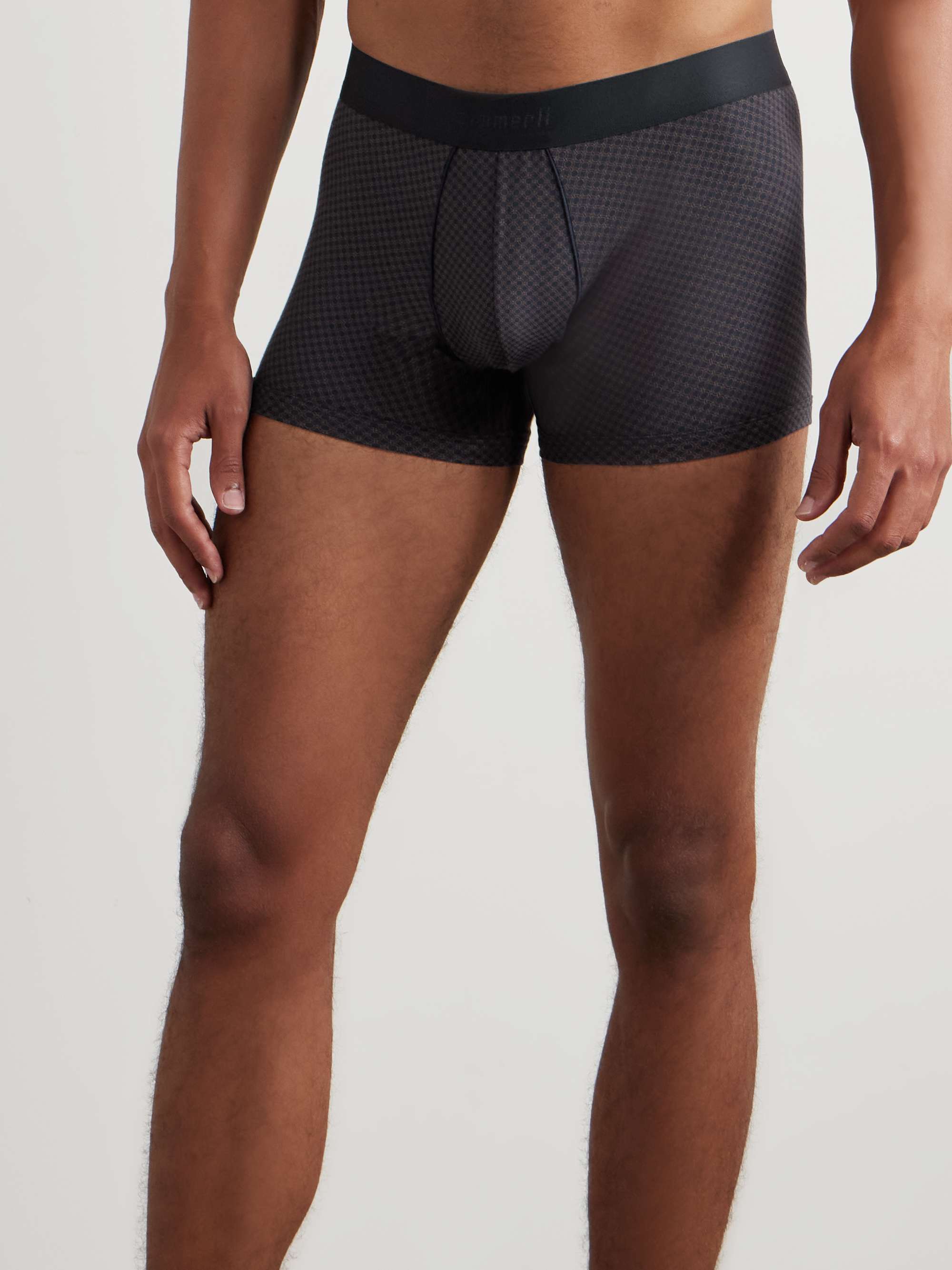 ZIMMERLI Pureness Printed Stretch-TENCEL™ Modal Boxer Briefs for Men