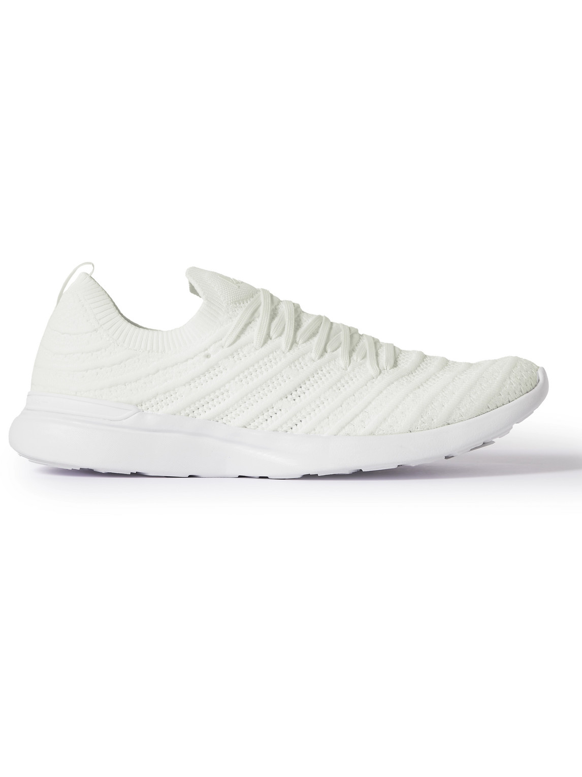 Shop Apl Athletic Propulsion Labs Techloom Wave Mesh Running Sneakers In White
