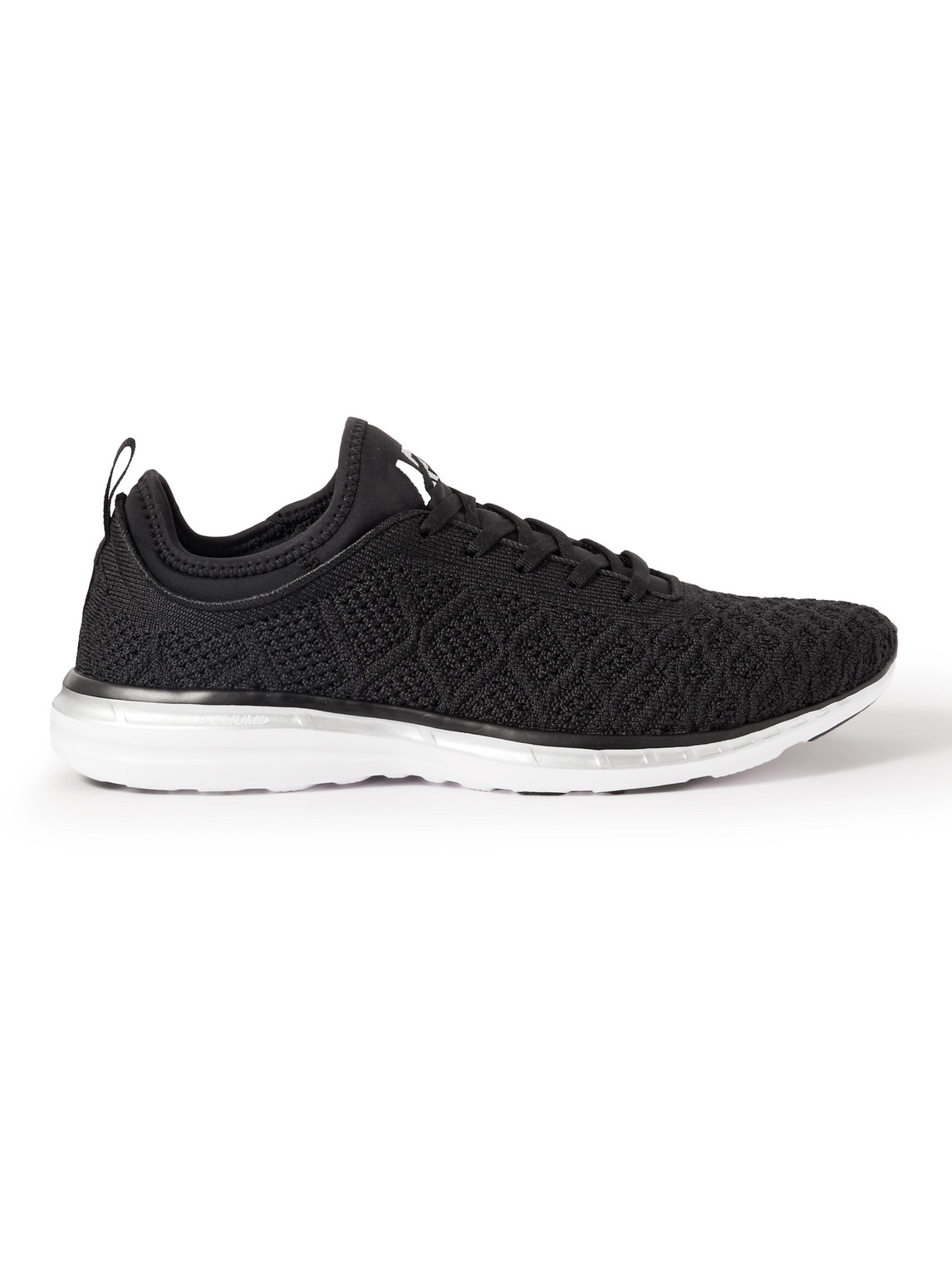 Shop Apl Athletic Propulsion Labs Techloom Phantom Mesh Running Sneakers In Black