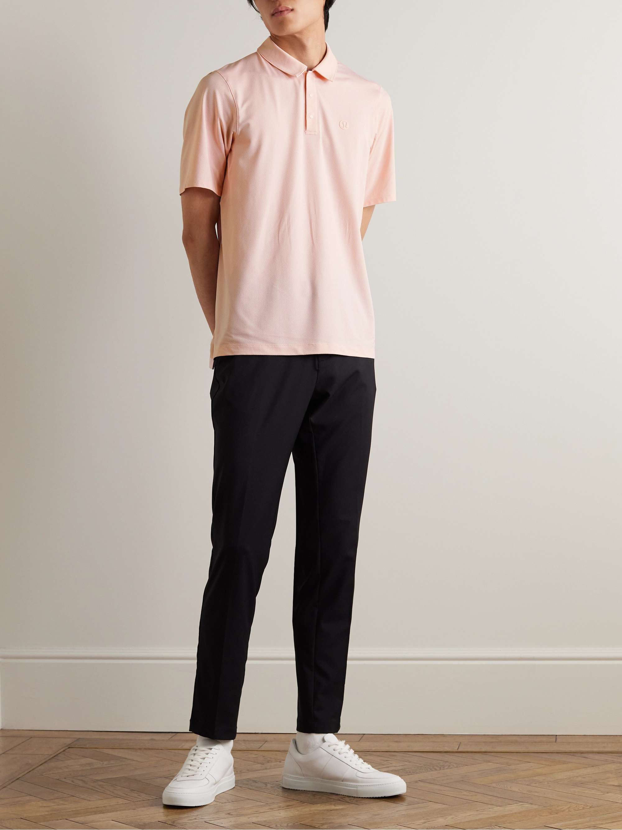 LULULEMON LogoAppliquéd Stretch RecycledPiqué Golf Polo Shirt for Men