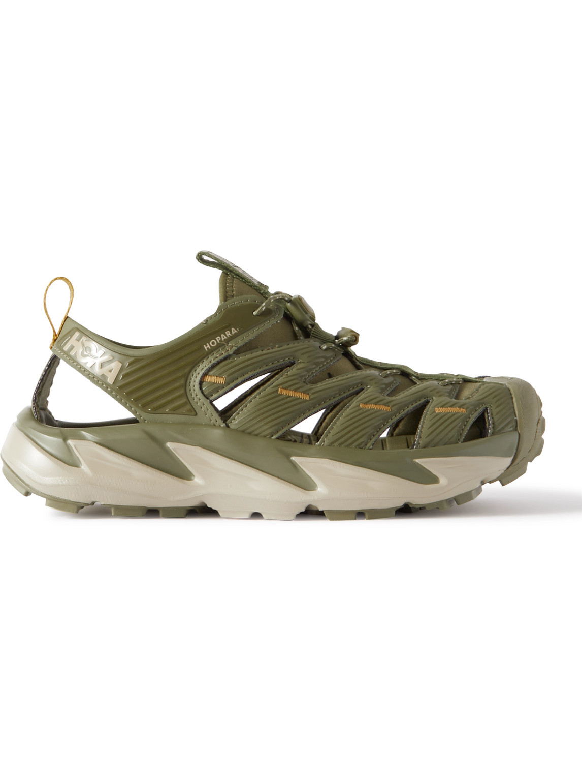 Hoka Hopara Cut-out Chunky Sneakers In Green
