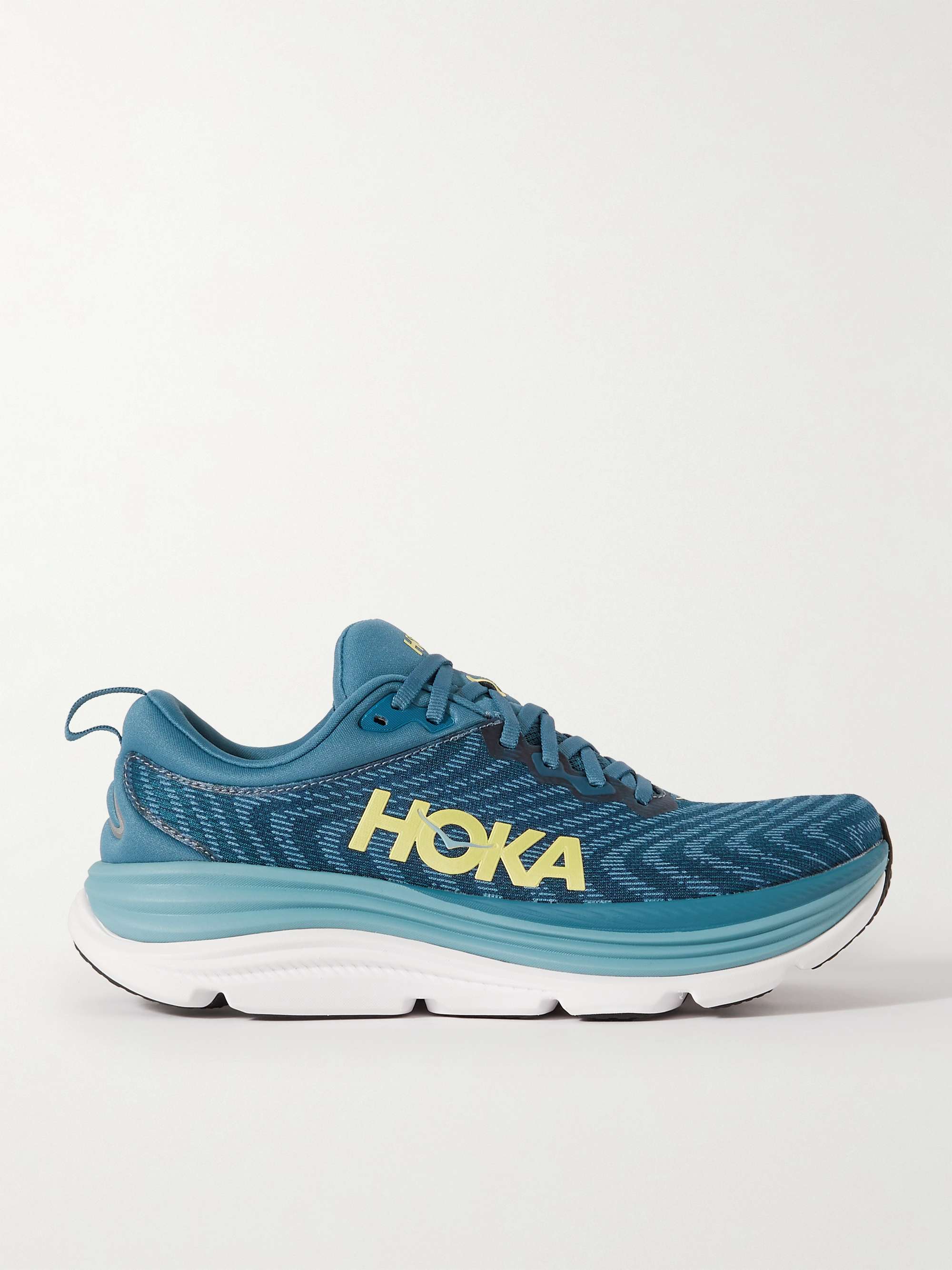 HOKA ONE ONE Gaviota 5 Rubber-Trimmed Mesh Running Sneakers for Men ...