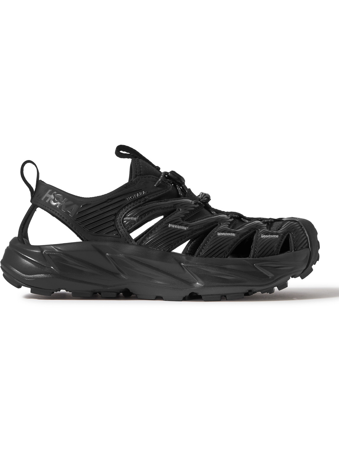 Hoka One One - Hopara Rubber-Trimmed Faux Leather And Neoprene Hiking ...
