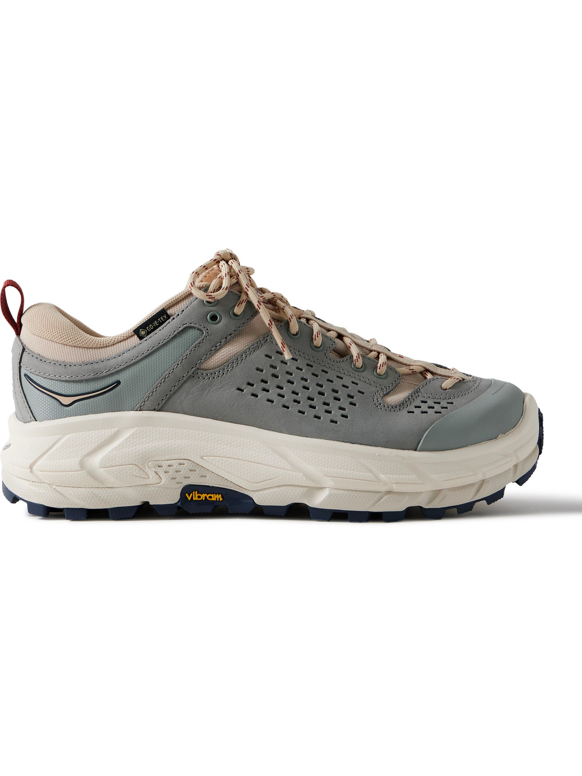 Hoka One One Tor Ultra Lo Rubber-Trimmed Nubuck and GORE-TEX