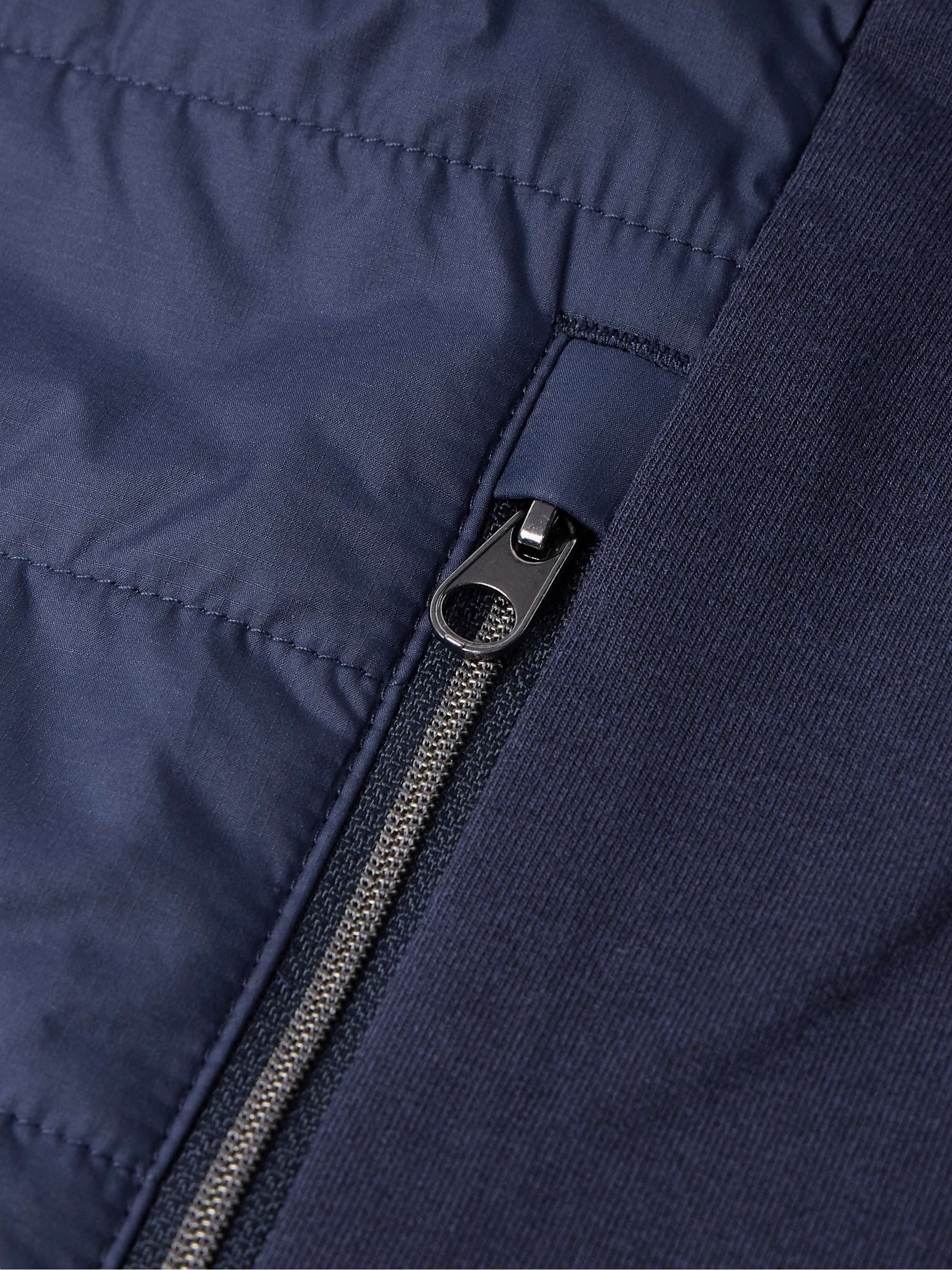 RLX RALPH LAUREN Slim-Fit Logo-Print Quilted Shell and Stretch-Jersey Jacket