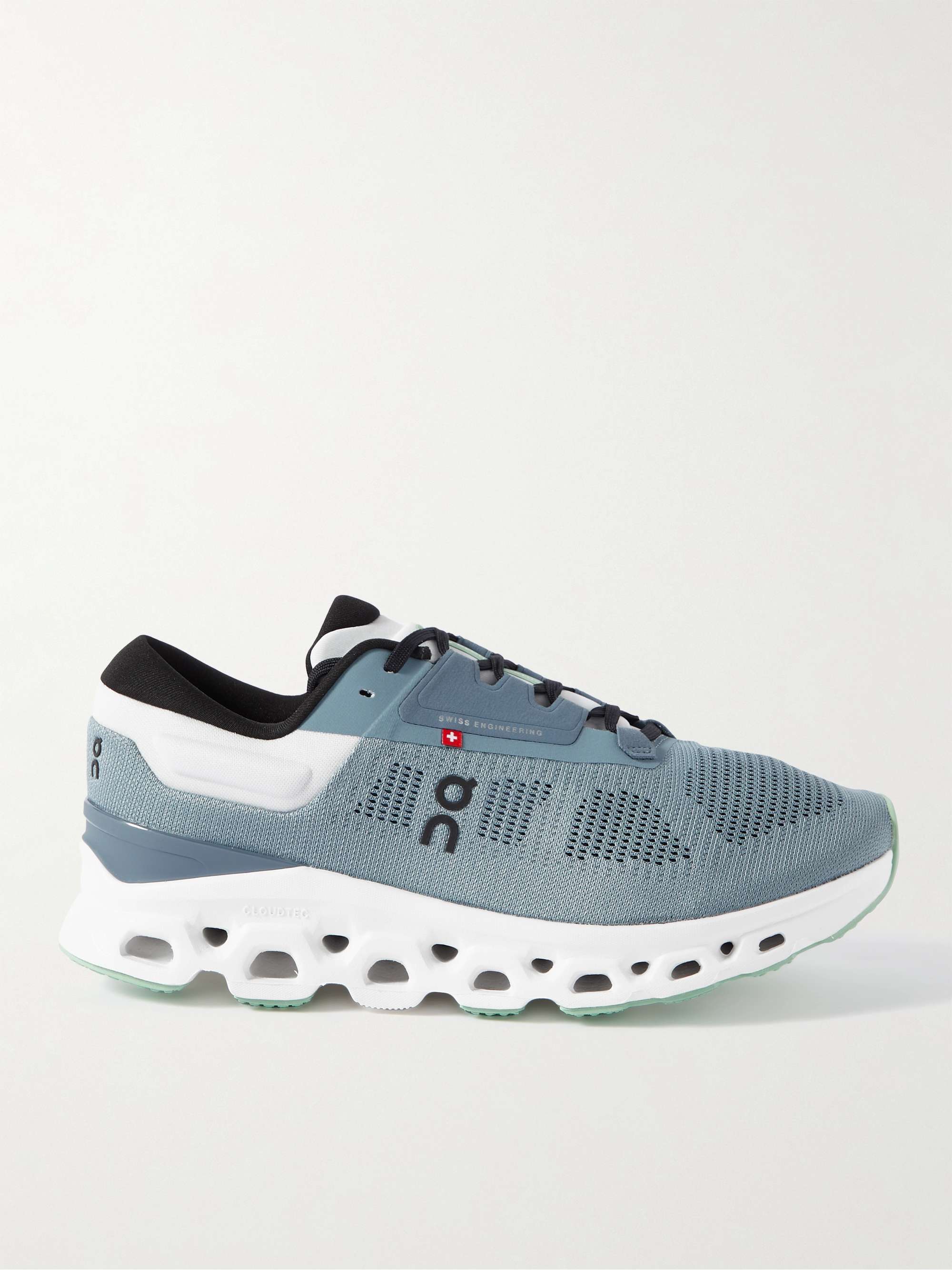 Cloudstratus 3 Rubber-Trimmed Mesh Running Sneakers