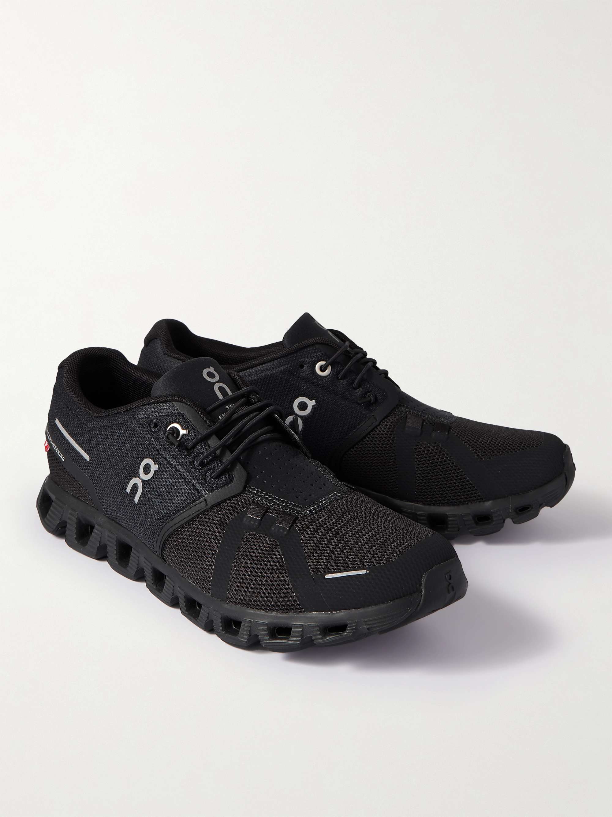 ON Cloud 5 Rubber-Trimmed Mesh Sneakers for Men | MR PORTER