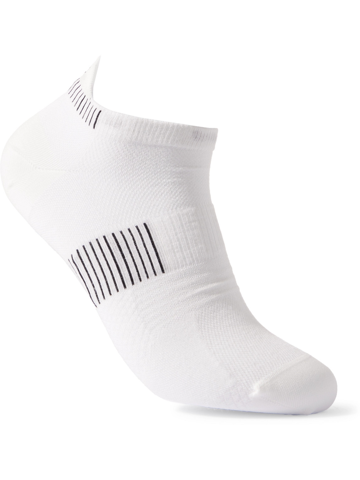 On Ultralight Recycled Stretch-knit Socks In White