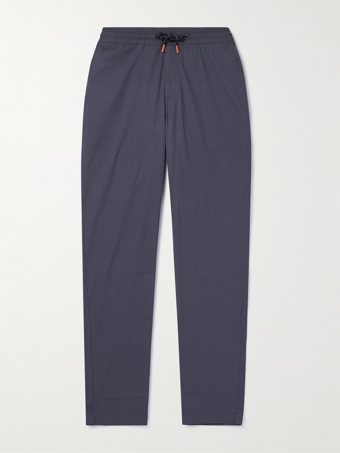 Cotopaxi Salto Slim-fit Organic Cotton-blend Ripstop Drawstring Trousers In Blue