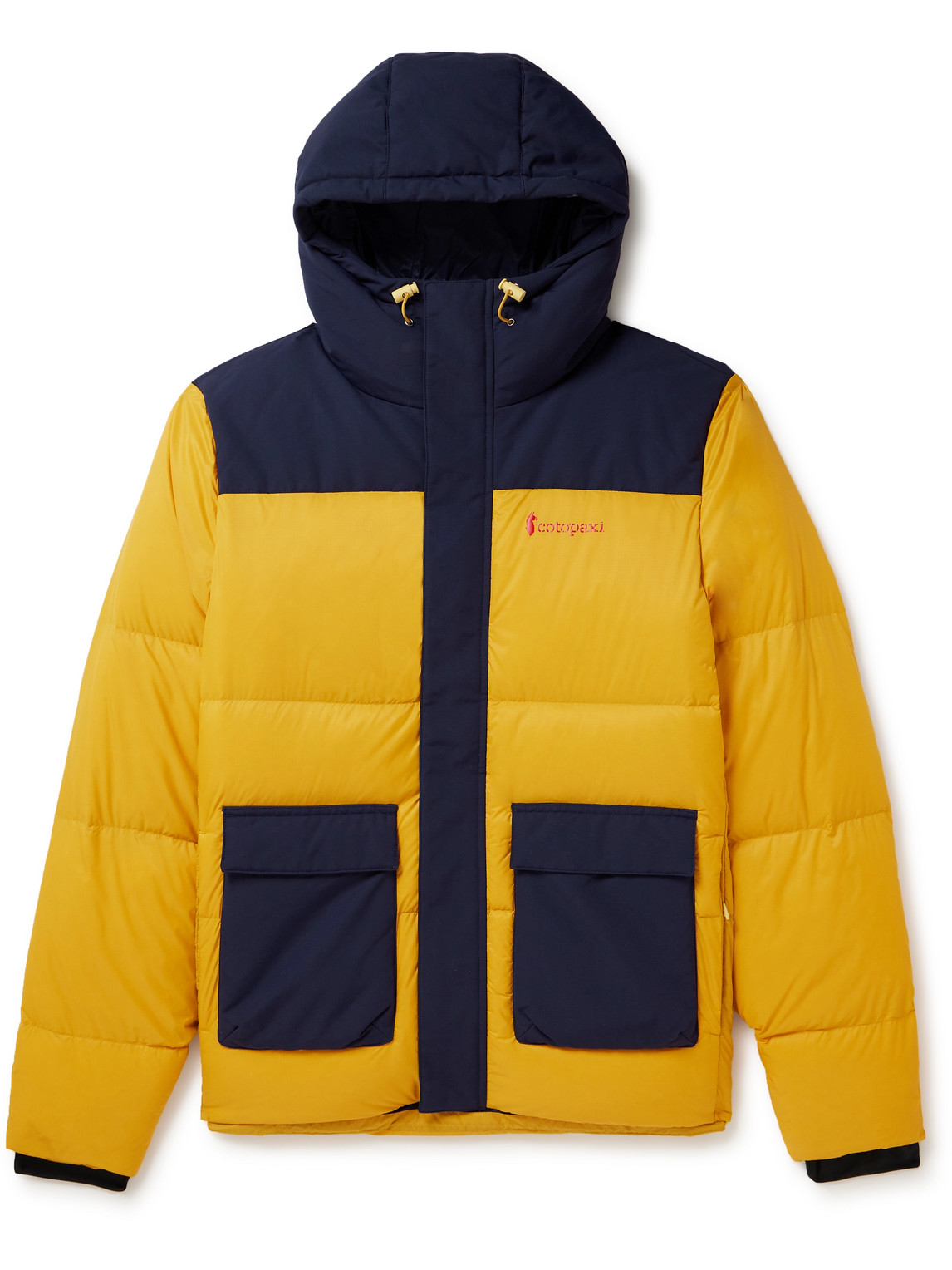 Solazo Quilted Twill and Ripstop Hooded Down Jacket