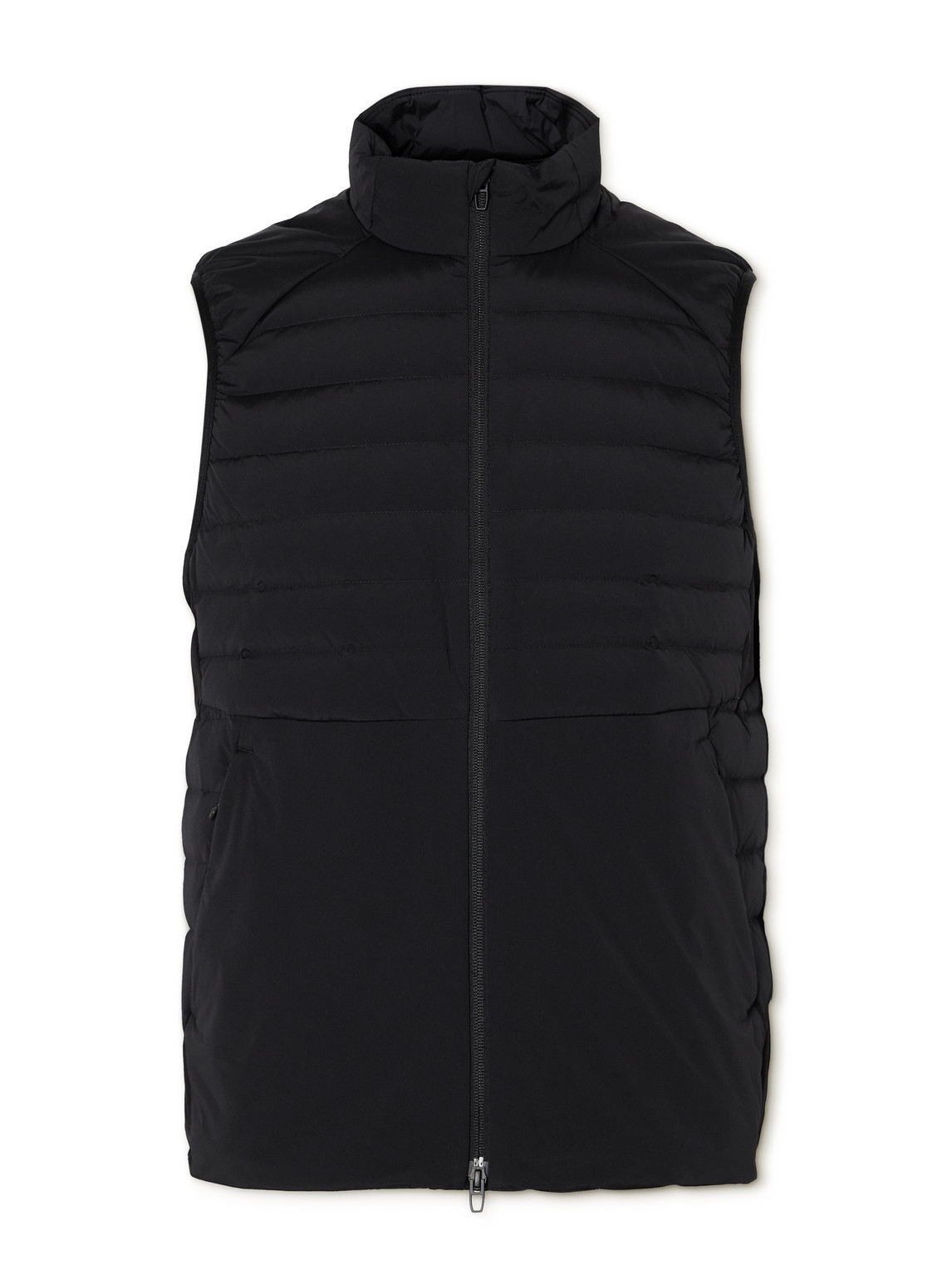 Shop Lululemon Down For It All Quilted Glyde™ Down Gilet In Black