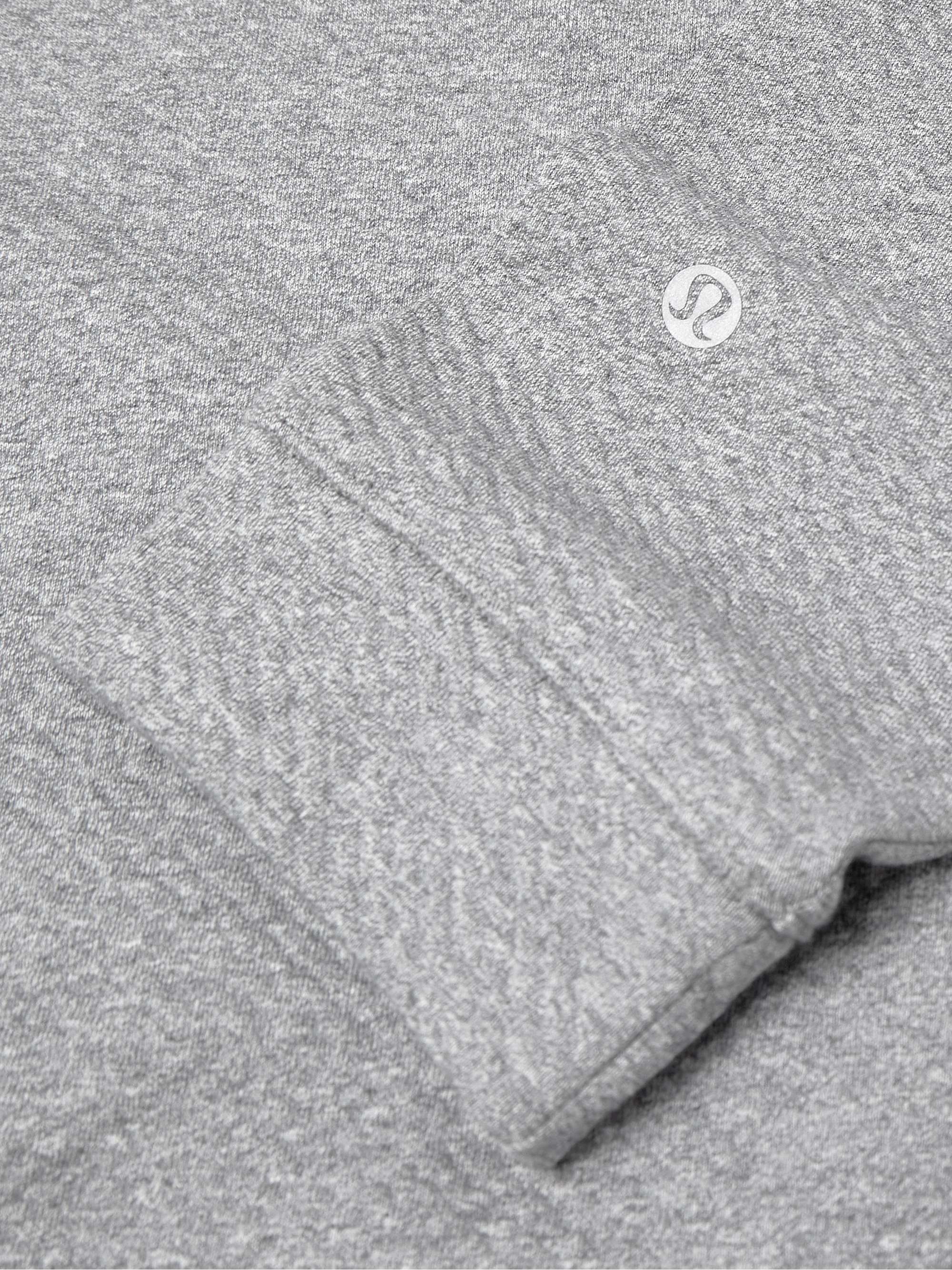 LULULEMON Textured Cotton-Blend Jersey Half-Zip Sweater for Men | MR PORTER