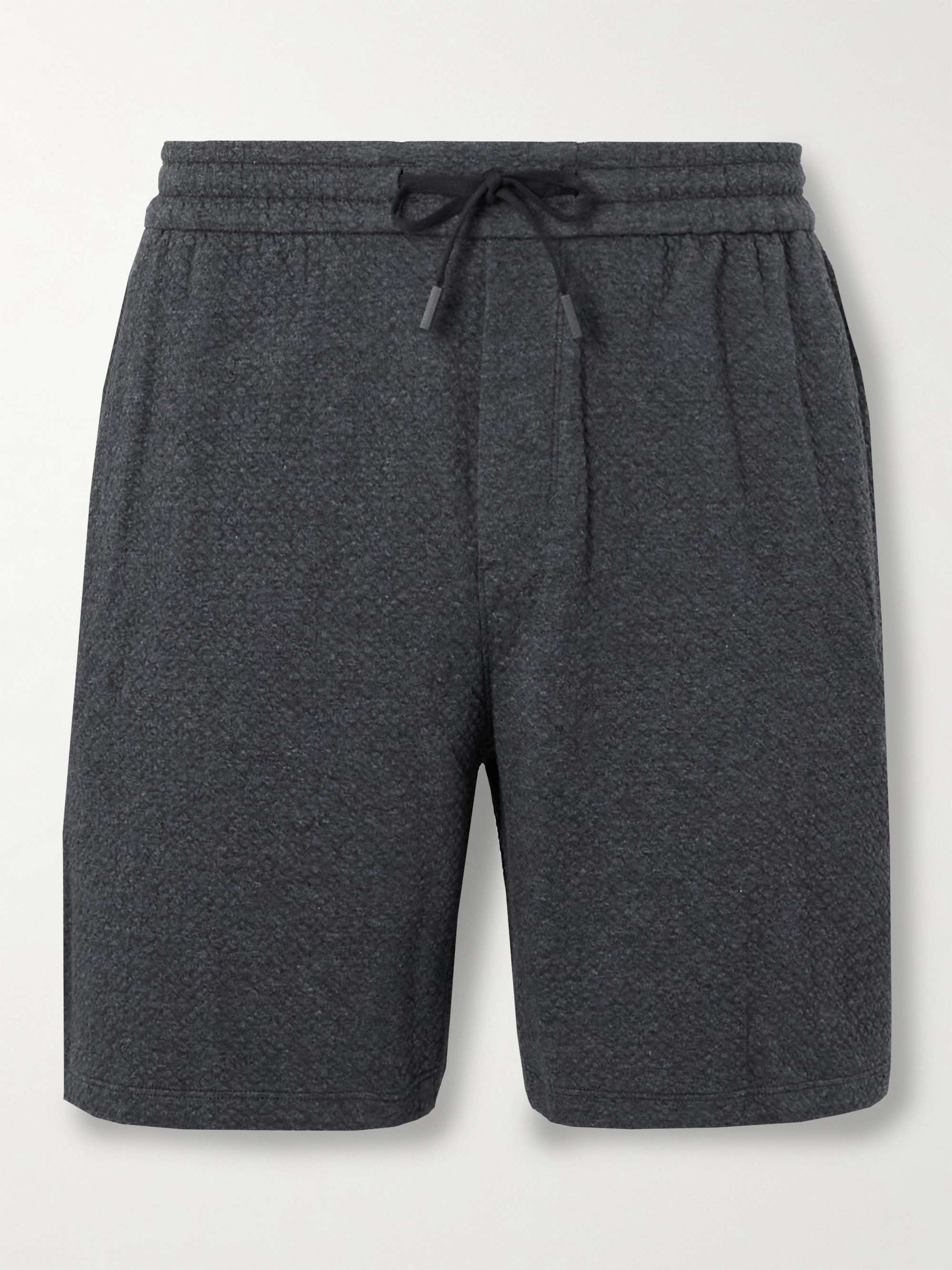 LULULEMON Straight-Leg Tecxured Cotton-Blend Jersey Drawstring Shorts for  Men | MR PORTER