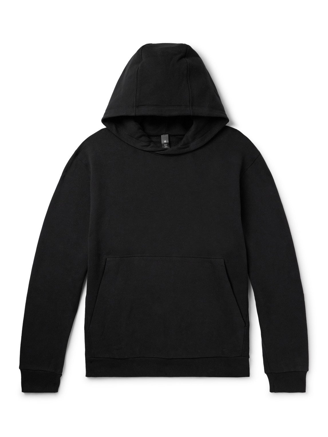Lululemon Steady State Cotton-blend Jersey Hoodie In Black