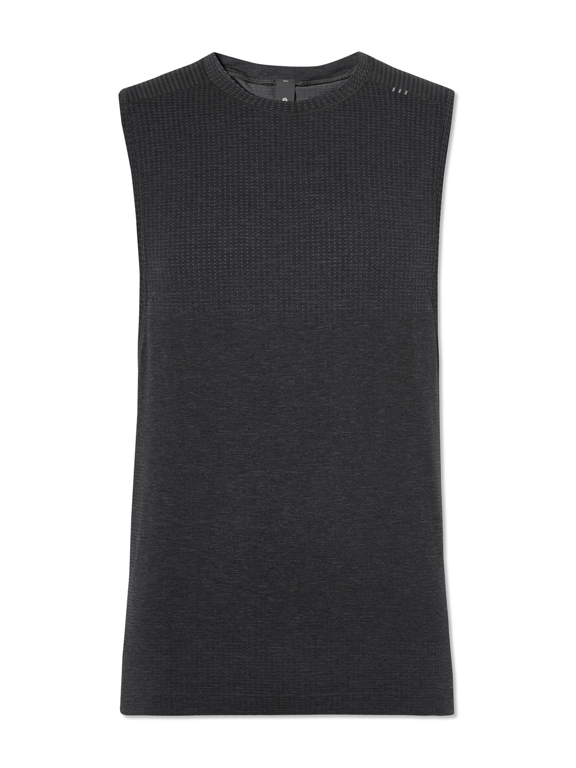 Shop Lululemon Metal Vent Tech 2.5 Stretch-mesh Tank Top In Gray