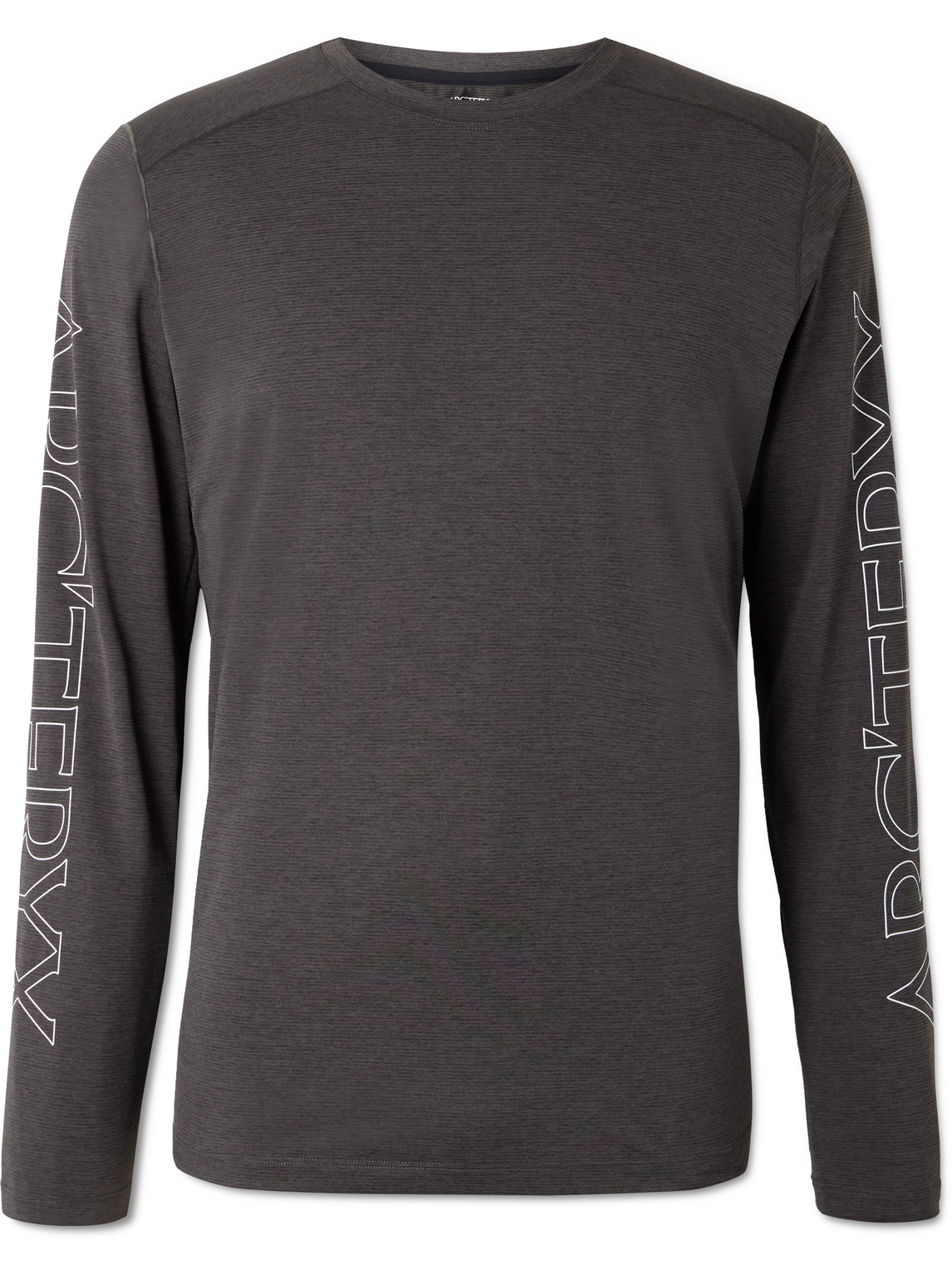 Arc'teryx Cormac Arc'word Logo-print Recycled Phasic™ Lt Base Layer In Gray