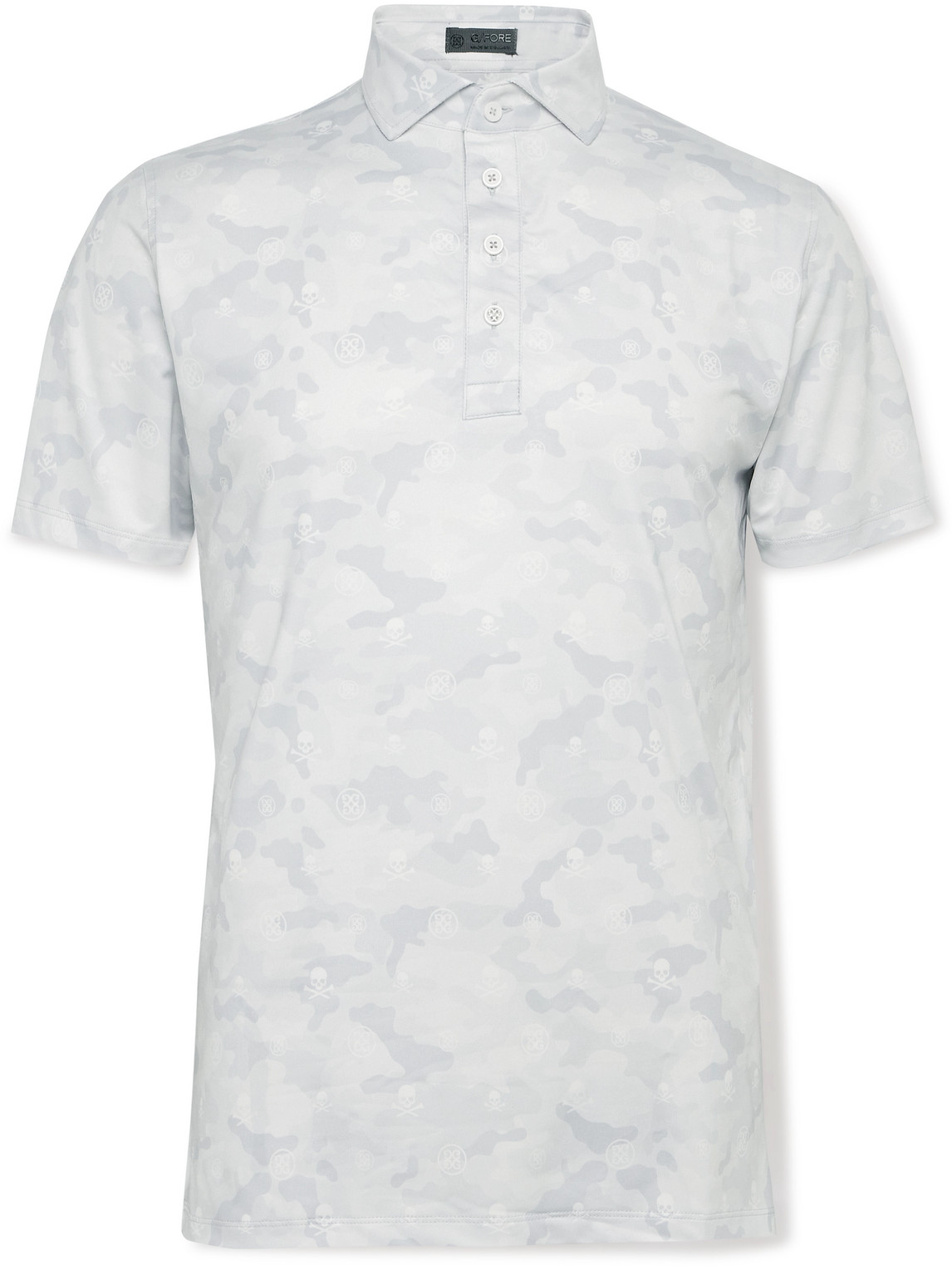 Icon Camouflage-Print Stretch-Jersey Golf Polo Shirt