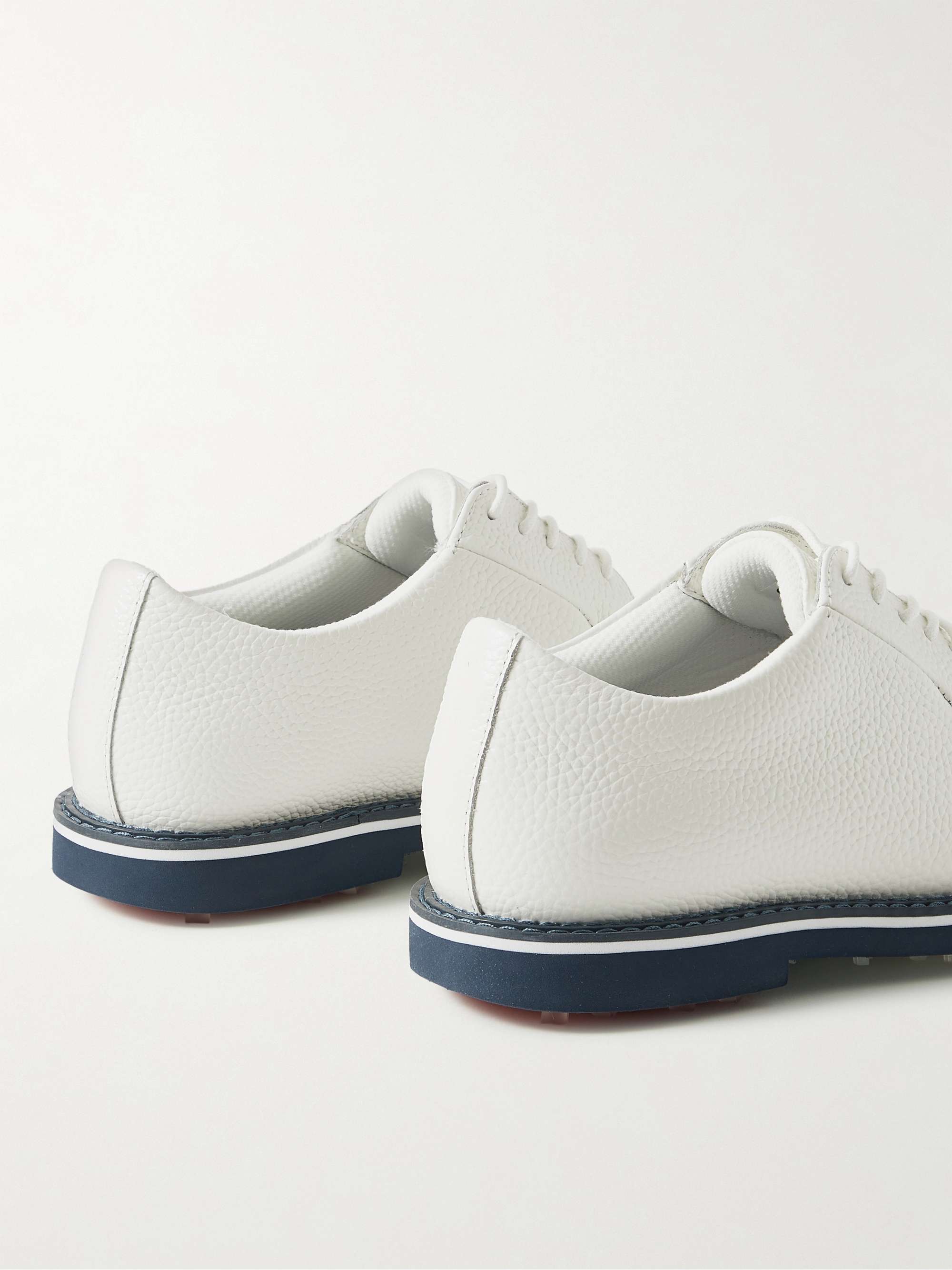 G/FORE Gallivanter Pebble-Grain Leather Golf Shoes