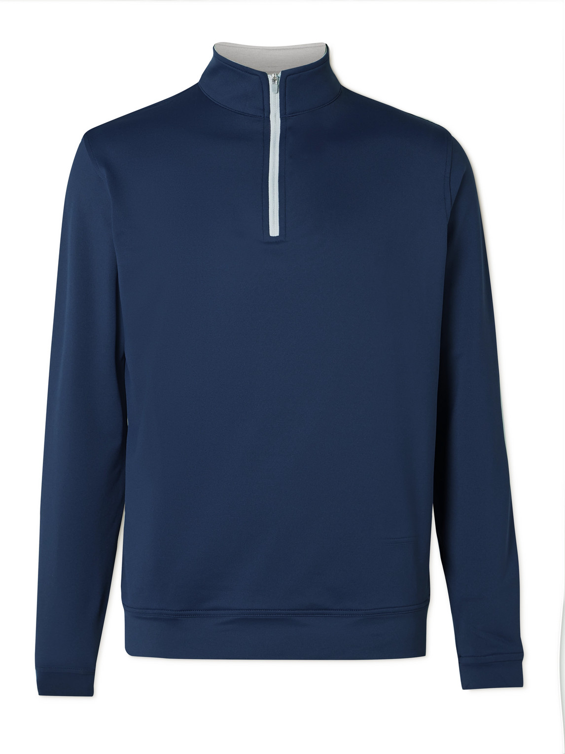 Peter Millar Crown Sport Perth Loop Quarter Zip Performance Pullover In Blue