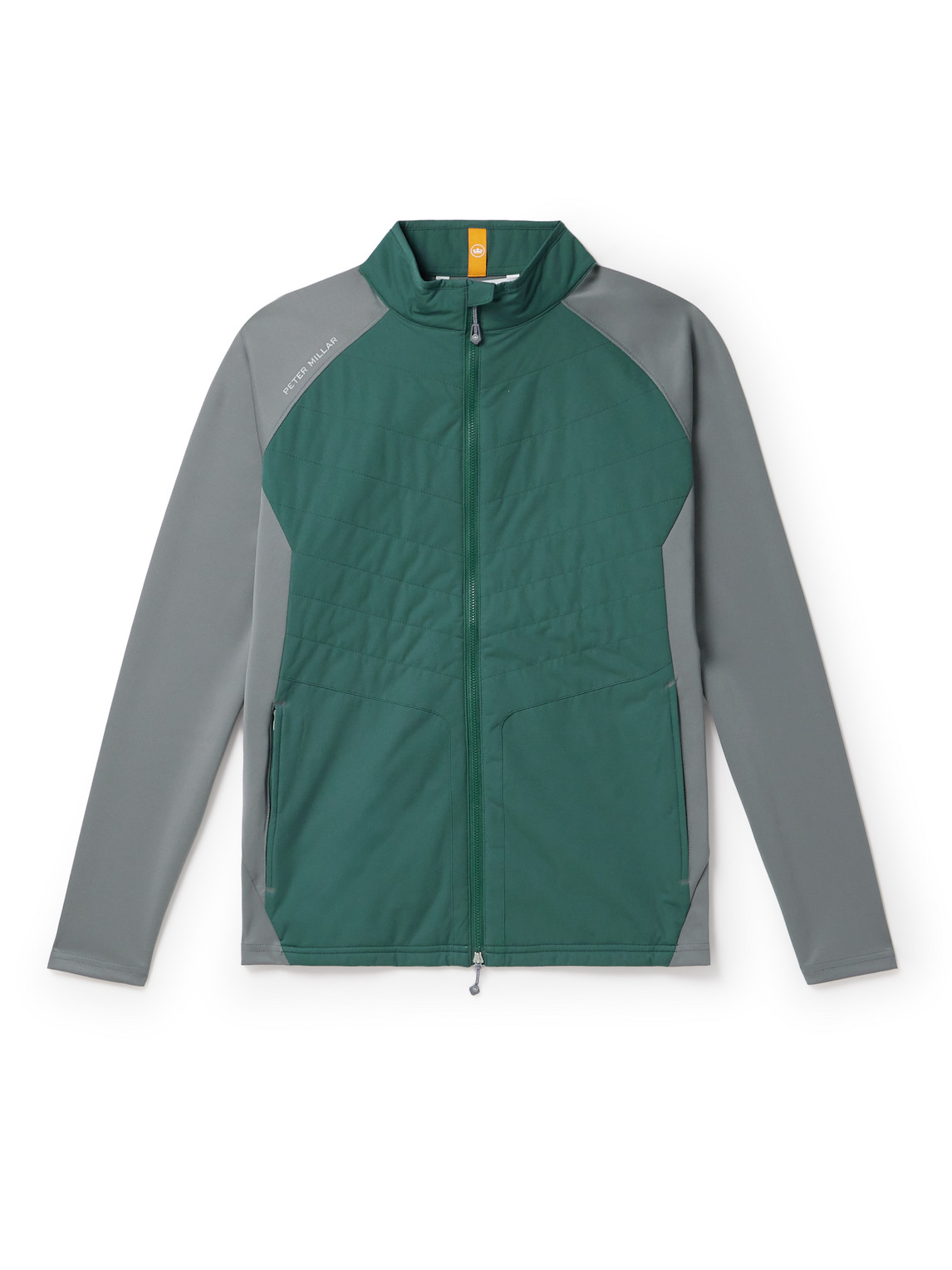 Peter Millar Merge Elite Hybrid Quilted Shell And Jersey Golf Jacket In Multi