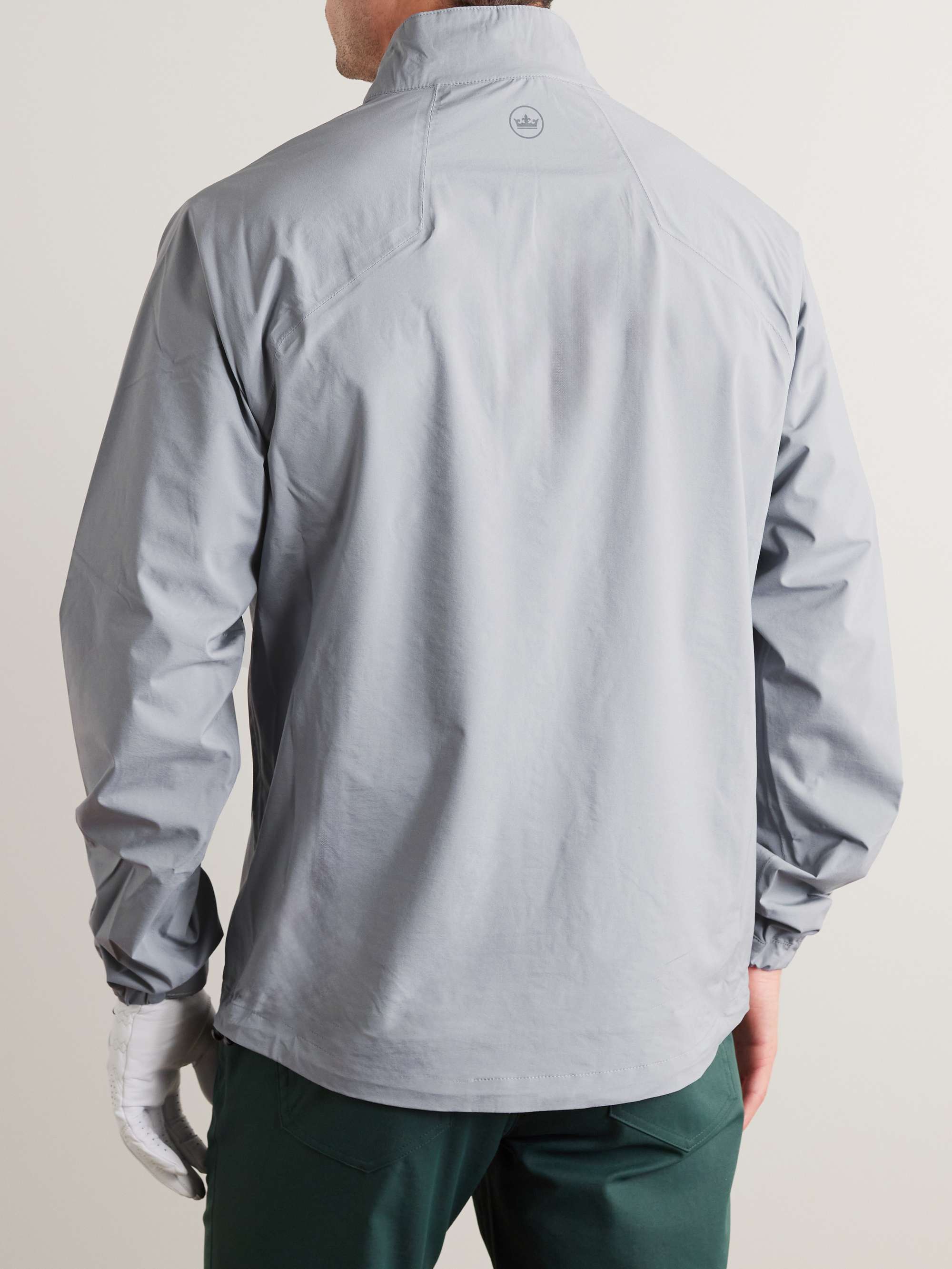 PETER MILLAR Hyperlight Shield Nylon Half-Zip Golf Jacket