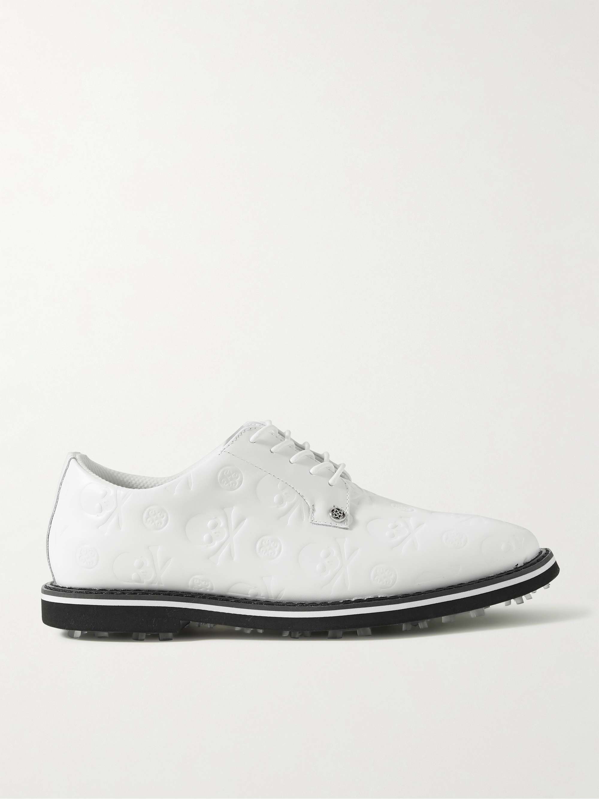 Gallivanter Logo-Debossed Leather Golf Shoes