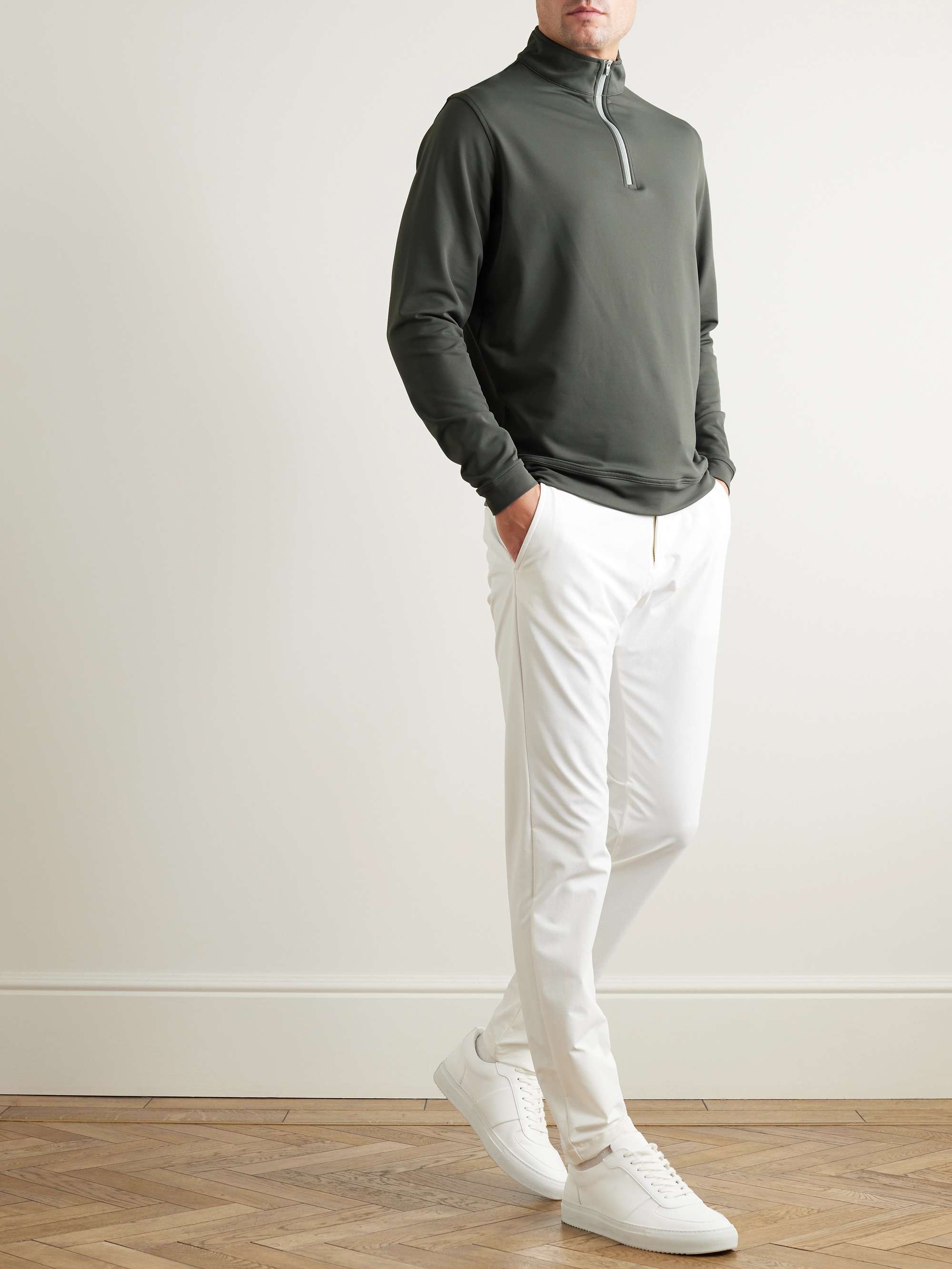 PETER MILLAR Perth Tech-Jersey Half-Zip Golf Top