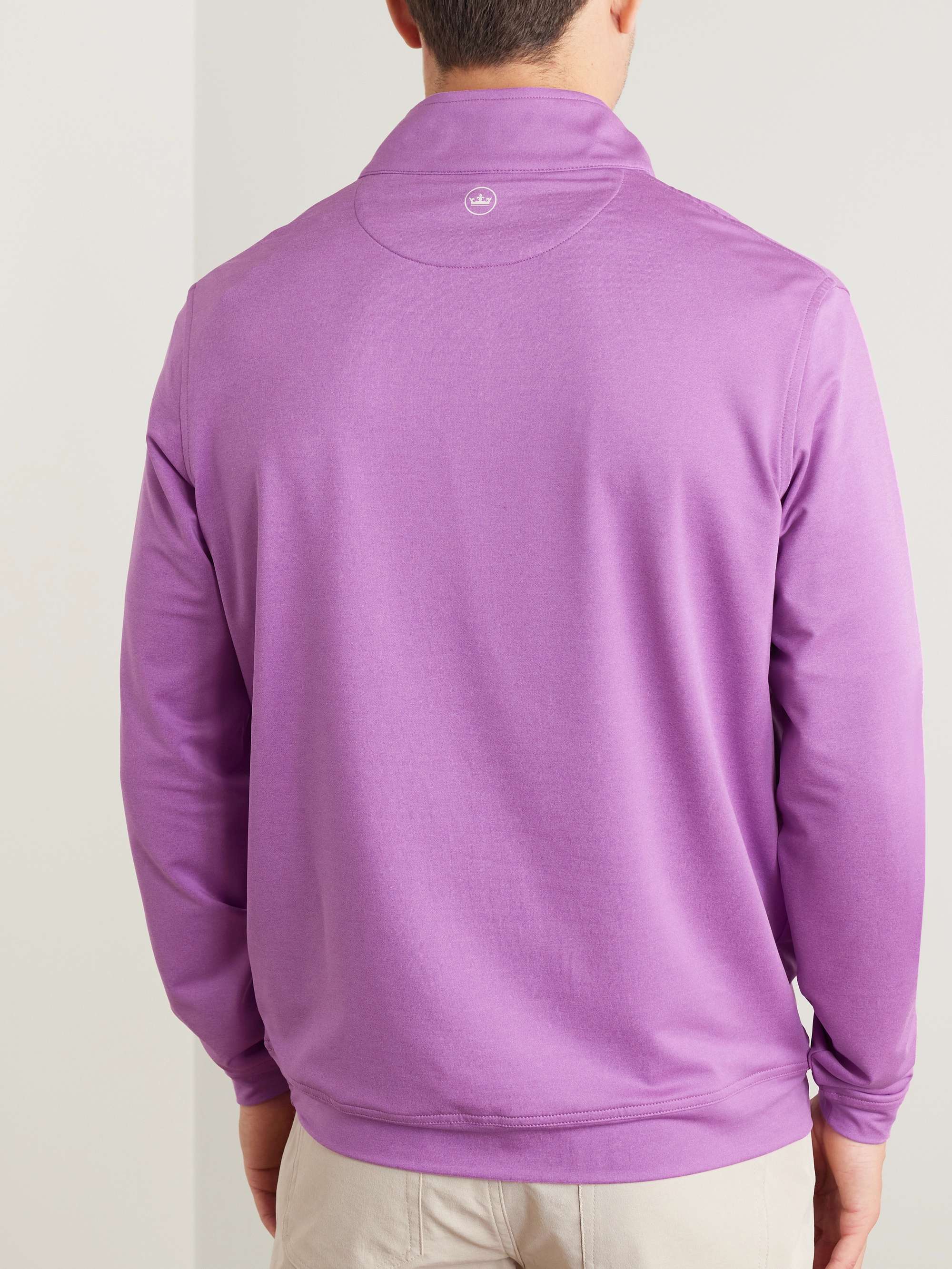 PETER MILLAR Perth Tech-Jersey Half-Zip Golf Top