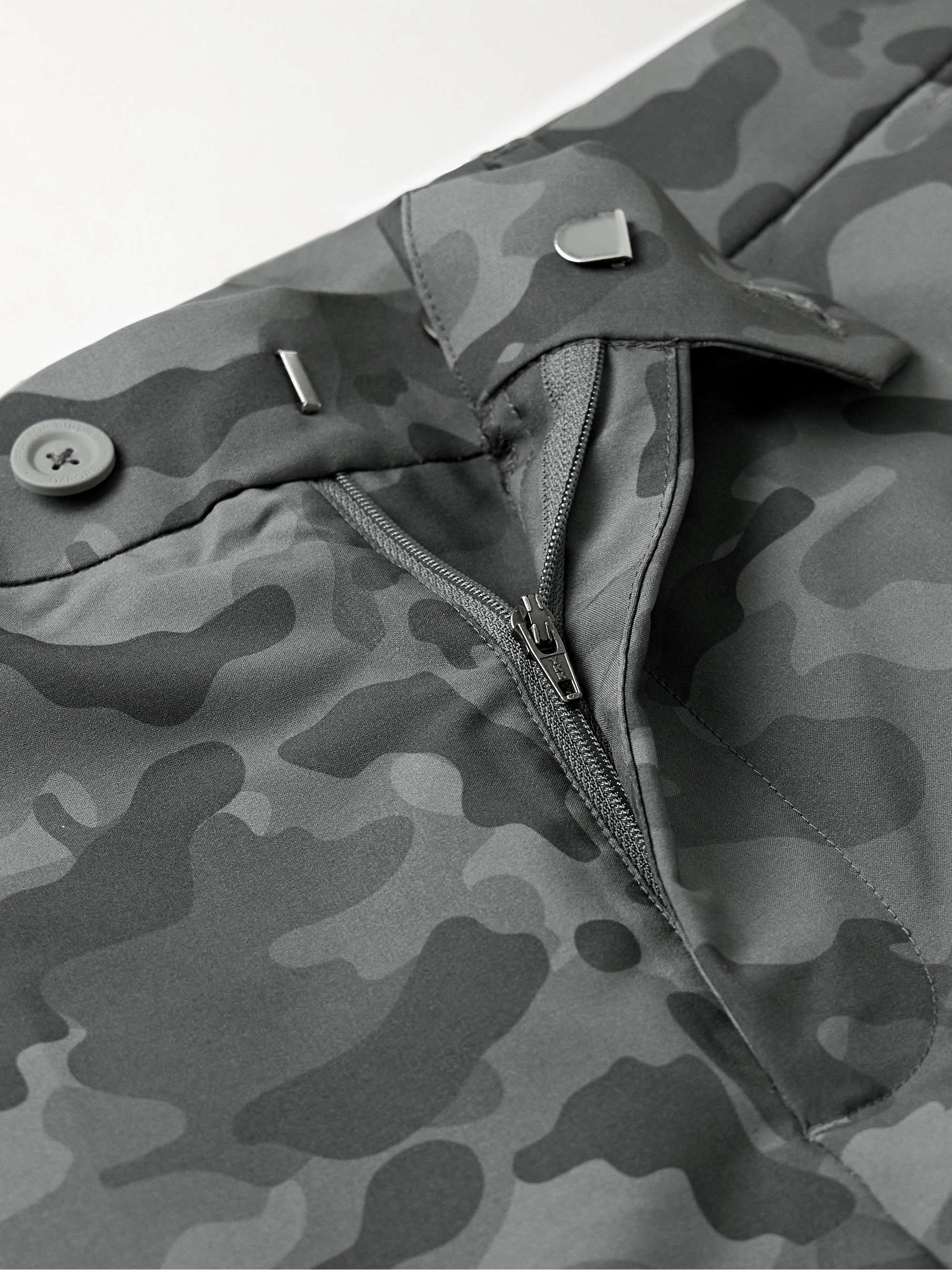 G/FORE Maverick Hybrid Straight-Leg Camouflage-Print Stretch-Shell Golf Shorts