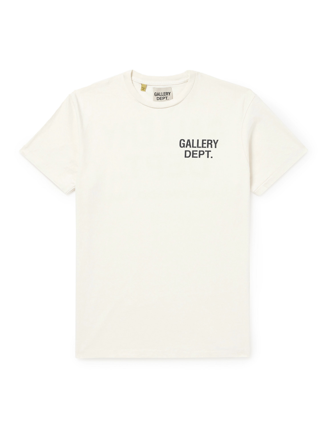 Gallery Dept. Logo-print Cotton-jersey T-shirt In Neutrals