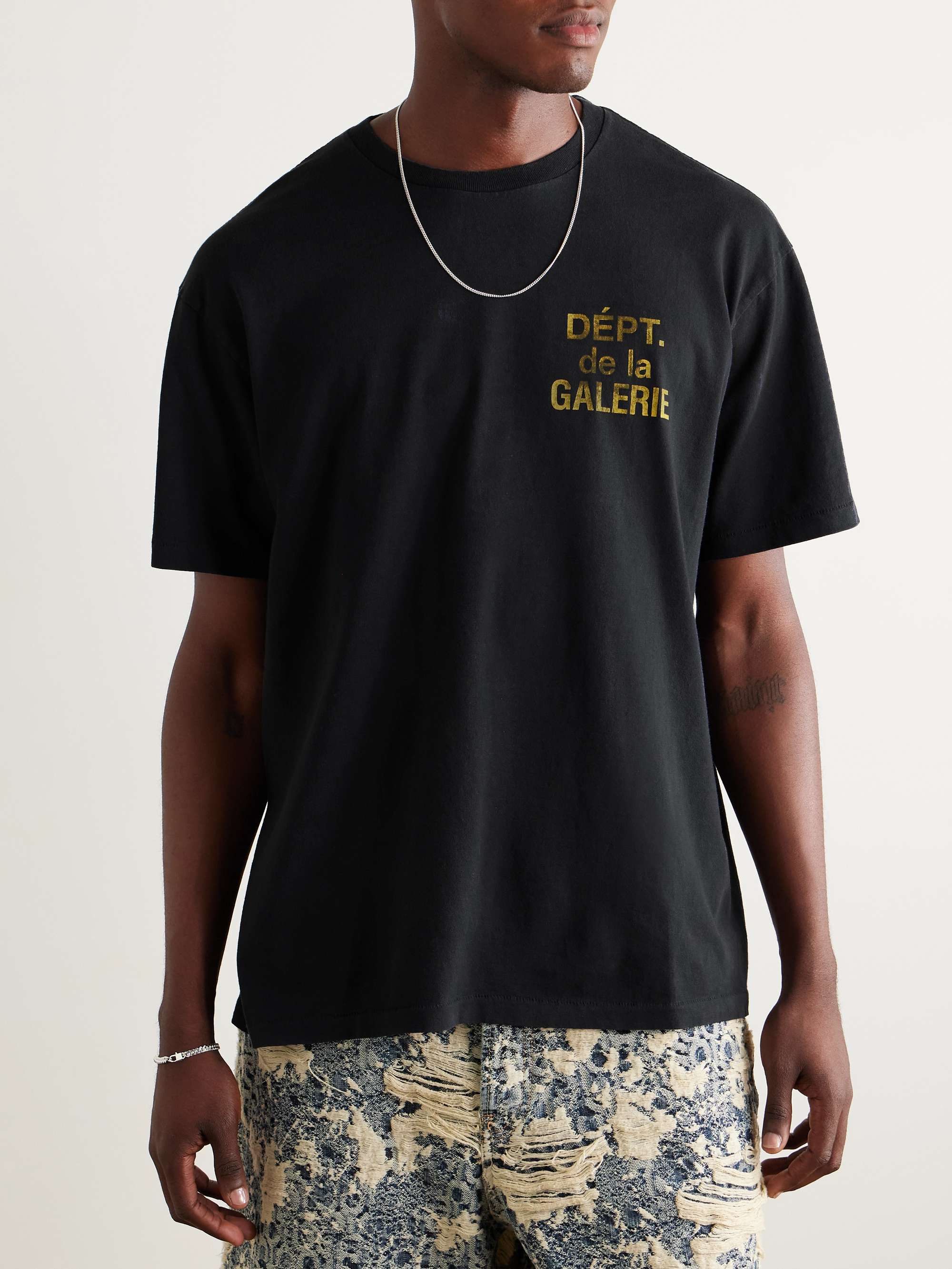GALLERY DEPT. Logo-Print Cotton-Jersey T-Shirt