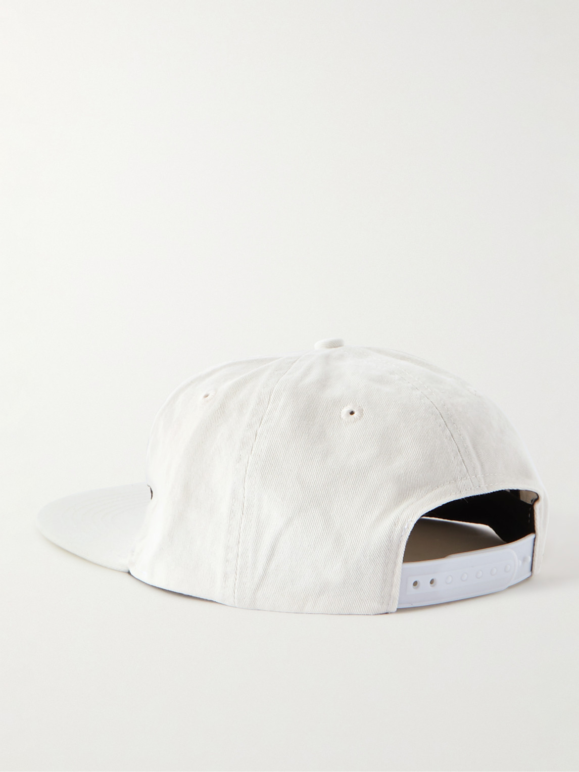 Shop Gallery Dept. Logo-embroidered Cotton-twill Baseball Cap In White
