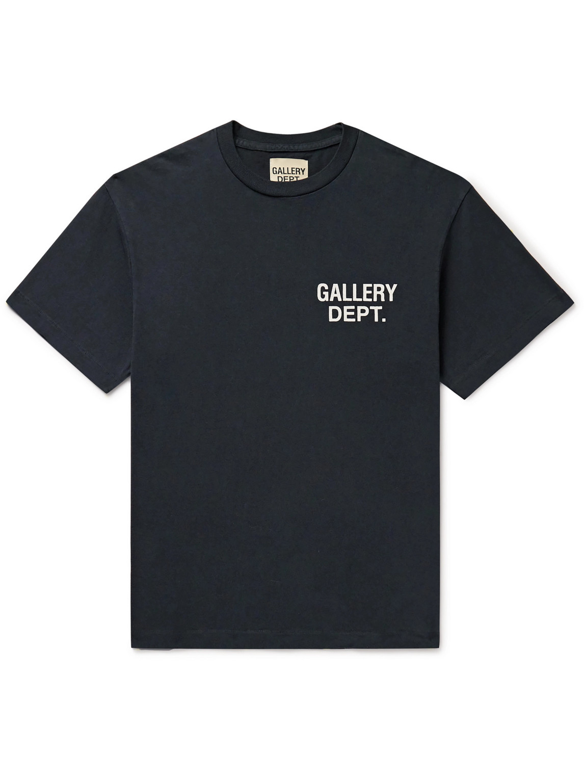 Shop Gallery Dept. Logo-print Cotton-jersey T-shirt In Black