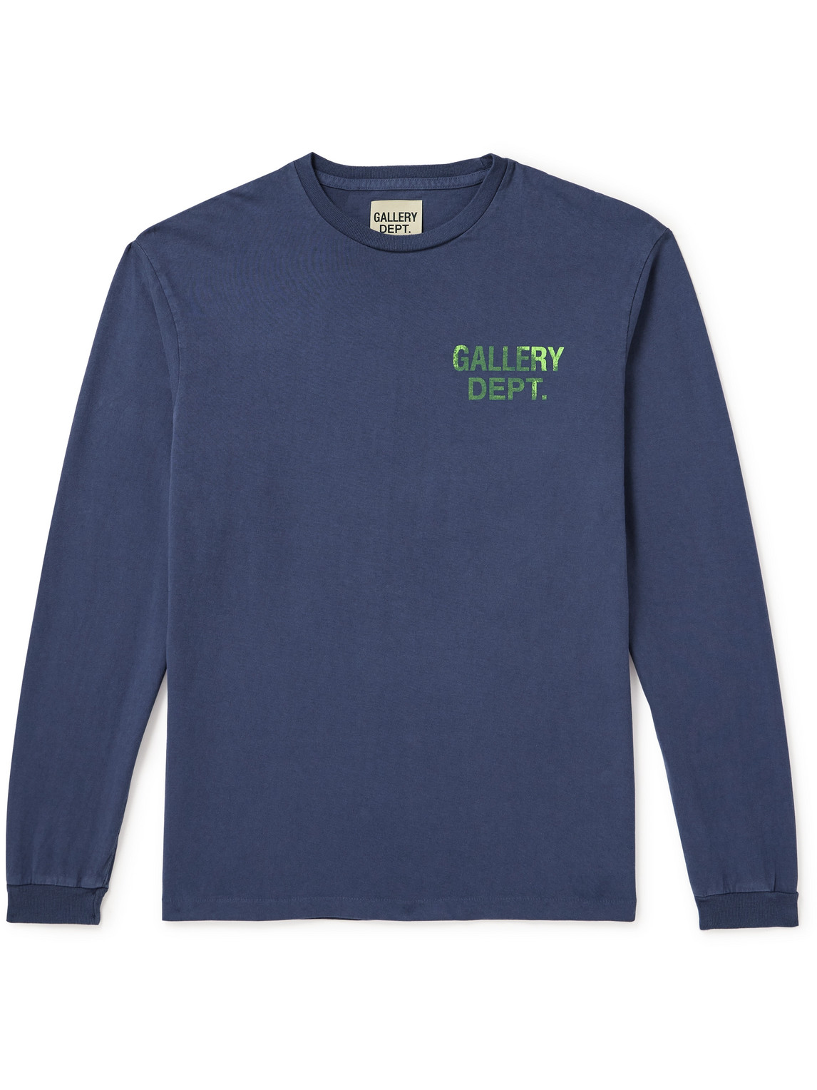 Gallery Dept. Souvenir Logo-print Cotton-jersey T-shirt In Blue