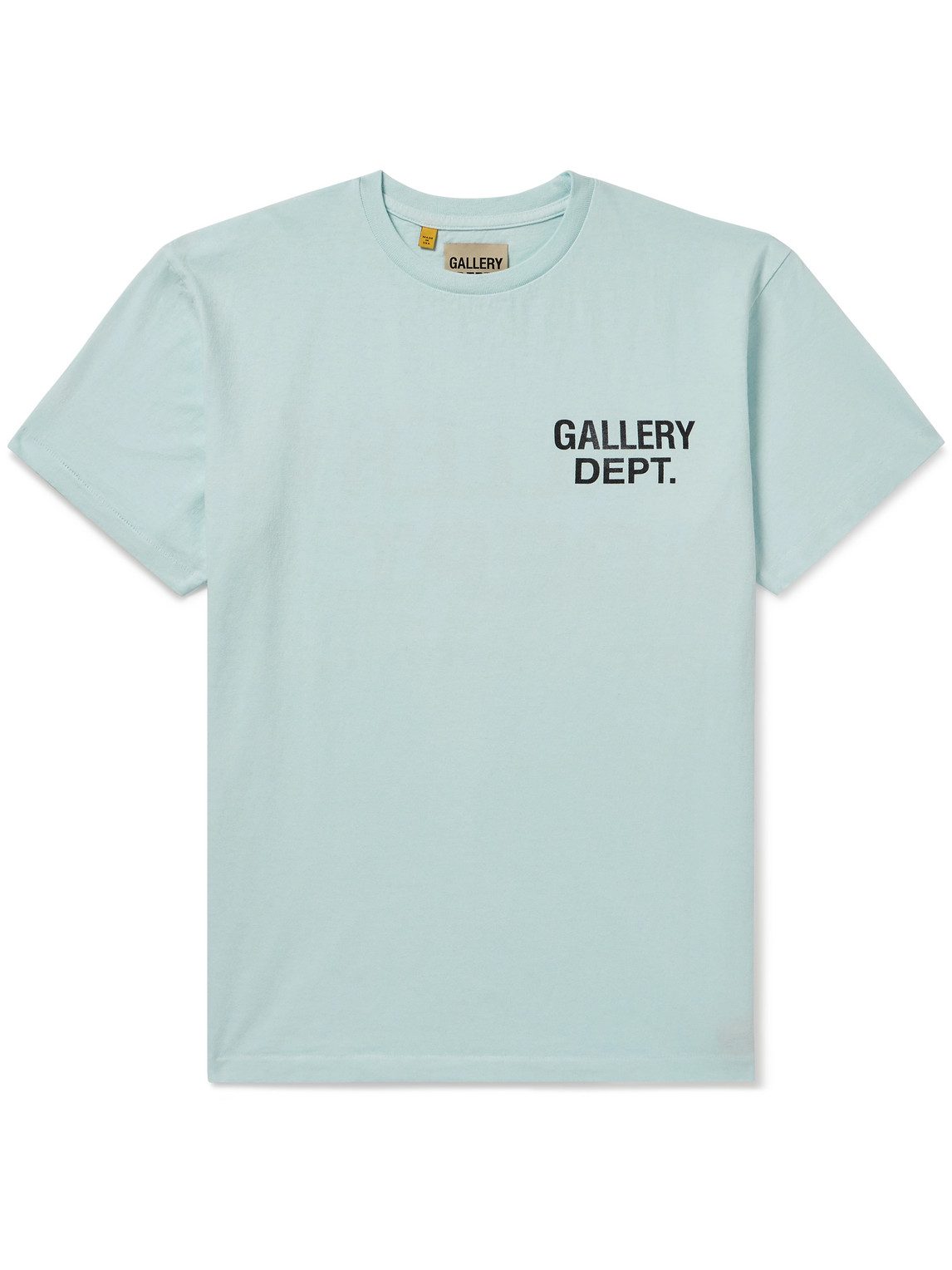 Gallery Dept. Logo-print Cotton-jersey T-shirt In Blue
