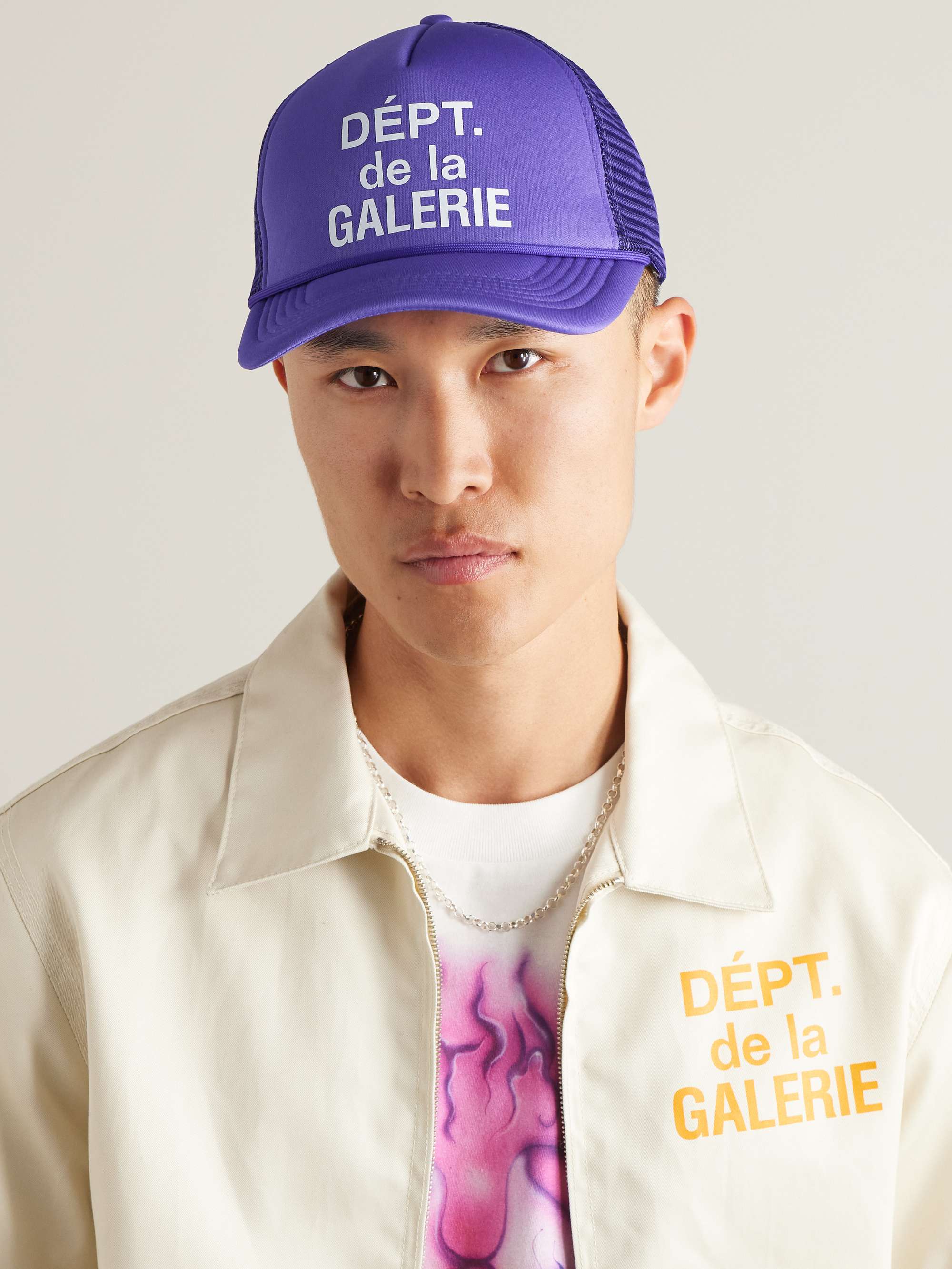 GALLERY DEPT. Logo-Print Canvas and Mesh Trucker Cap for Men | MR PORTER