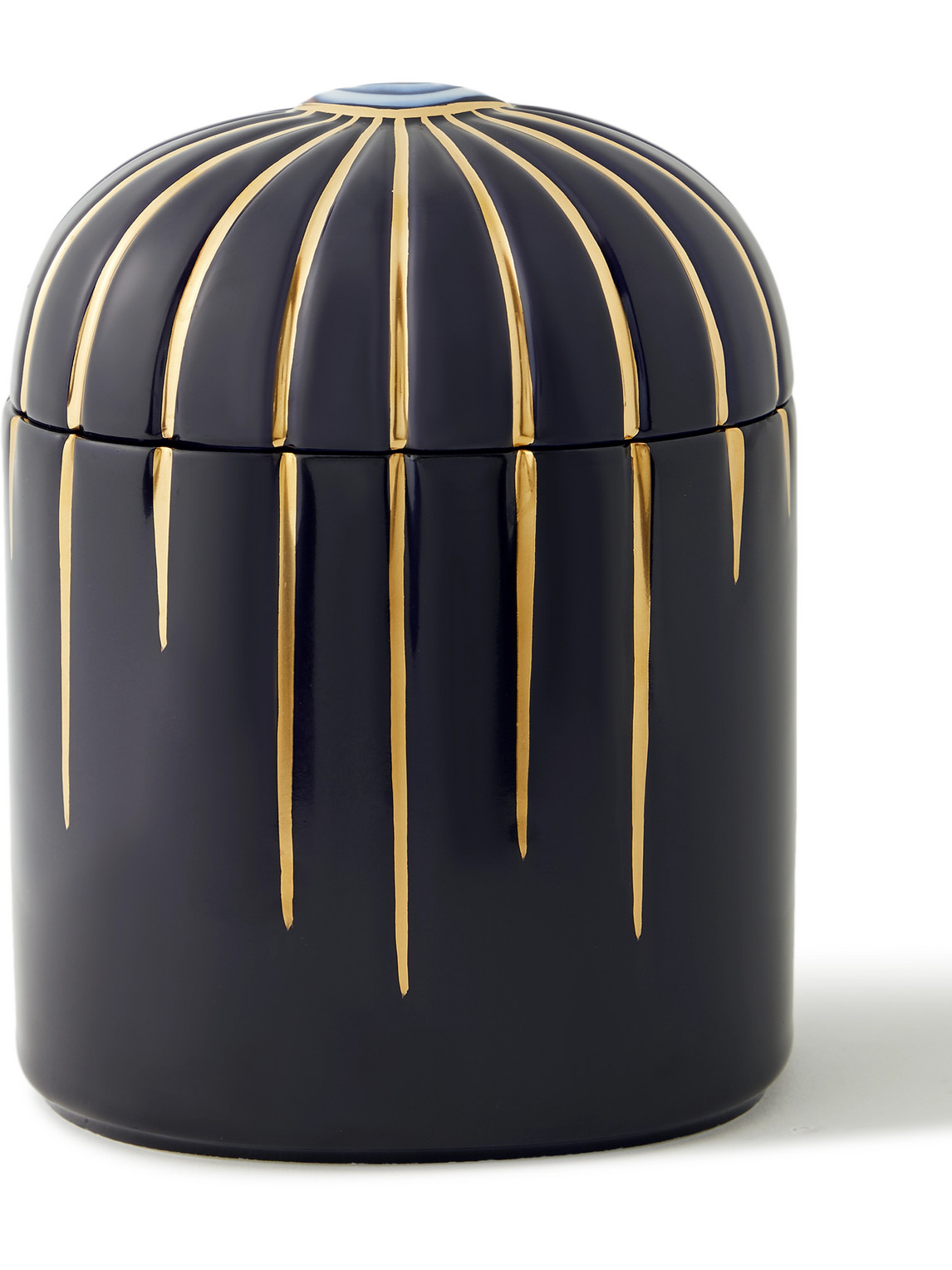 L'objet Lito Scented Candle, 830g In Blue