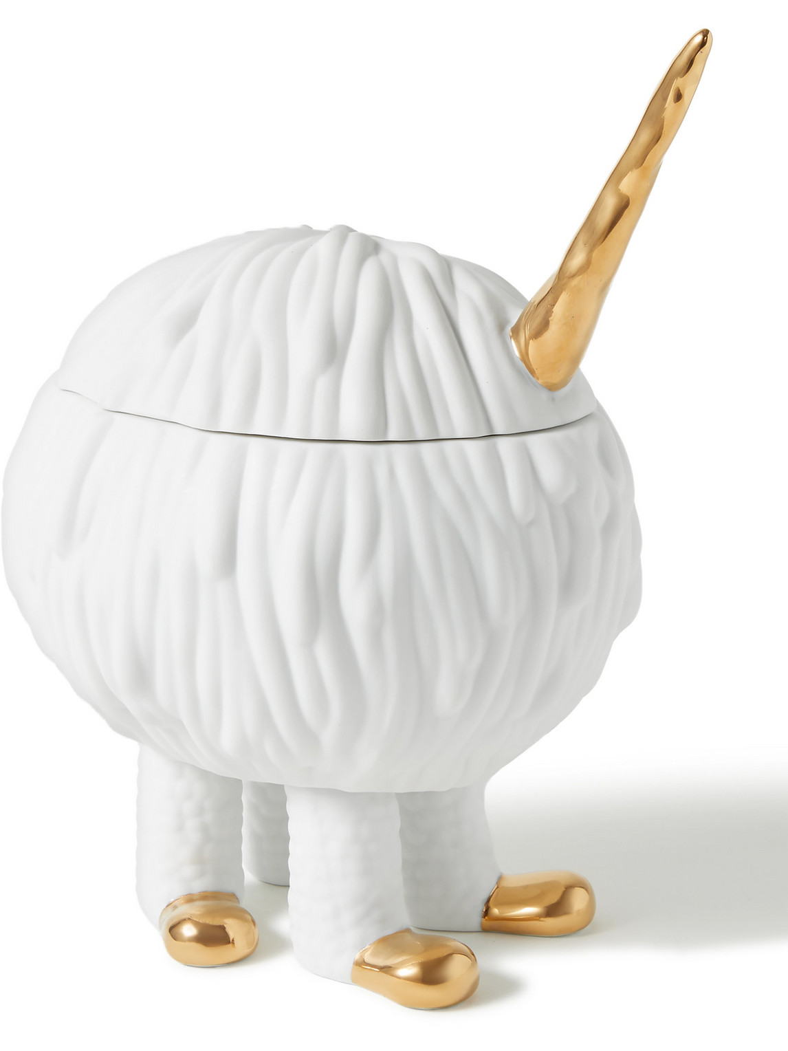 L'objet Mojave Unicorn Candle In White