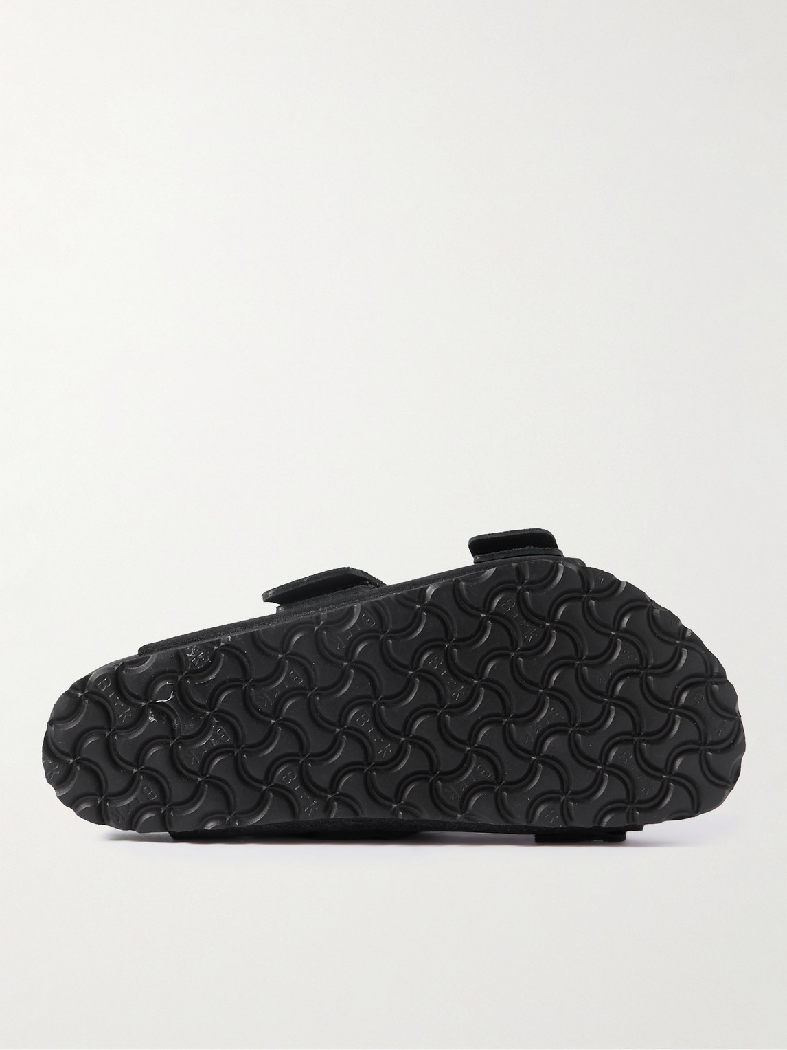 Shop Birkenstock Tekla Uji Shearling-lined Suede Sandals In Black