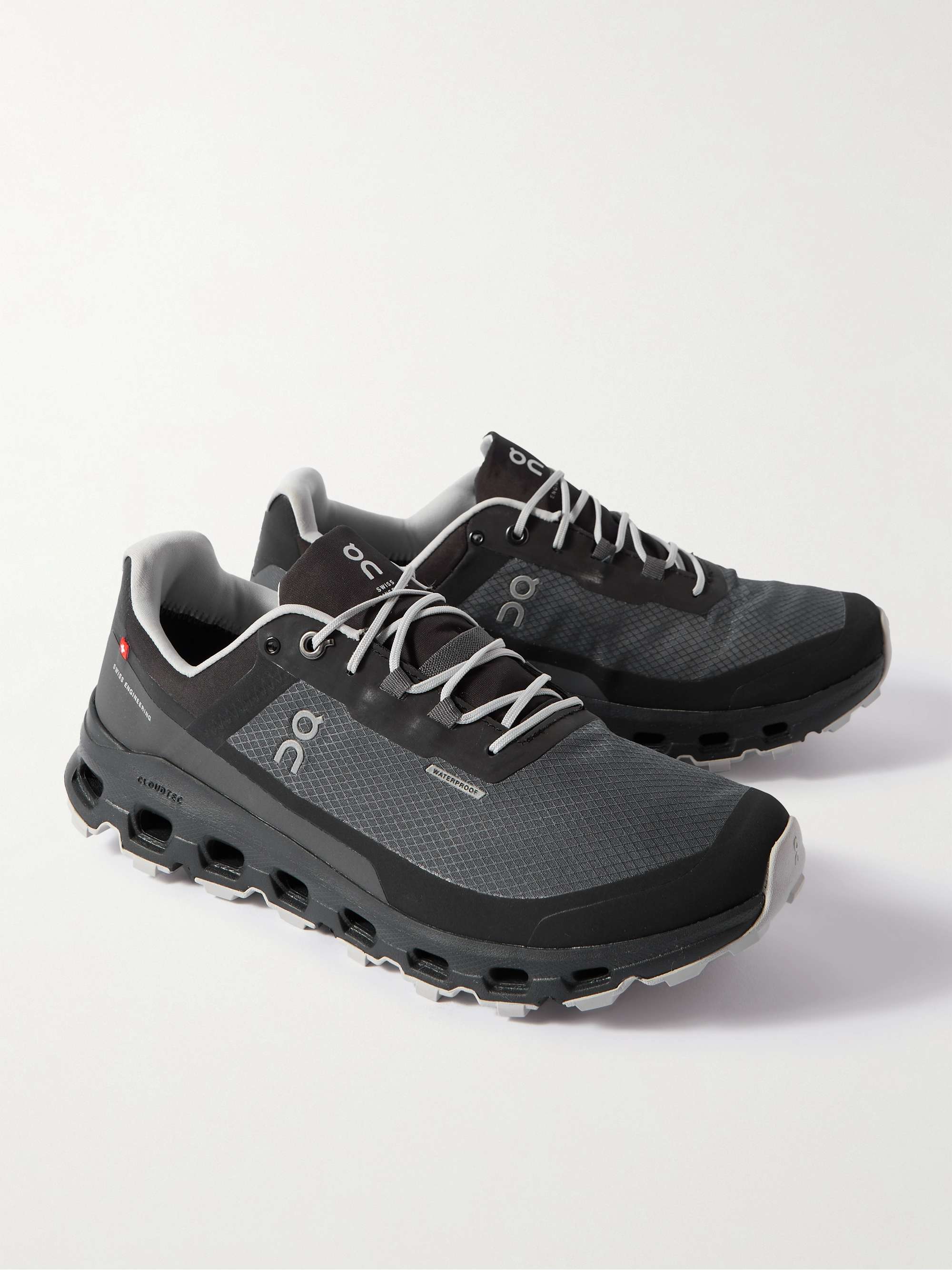 ON Cloudvista Waterproof Rubber-Trimmed Mesh Sneakers