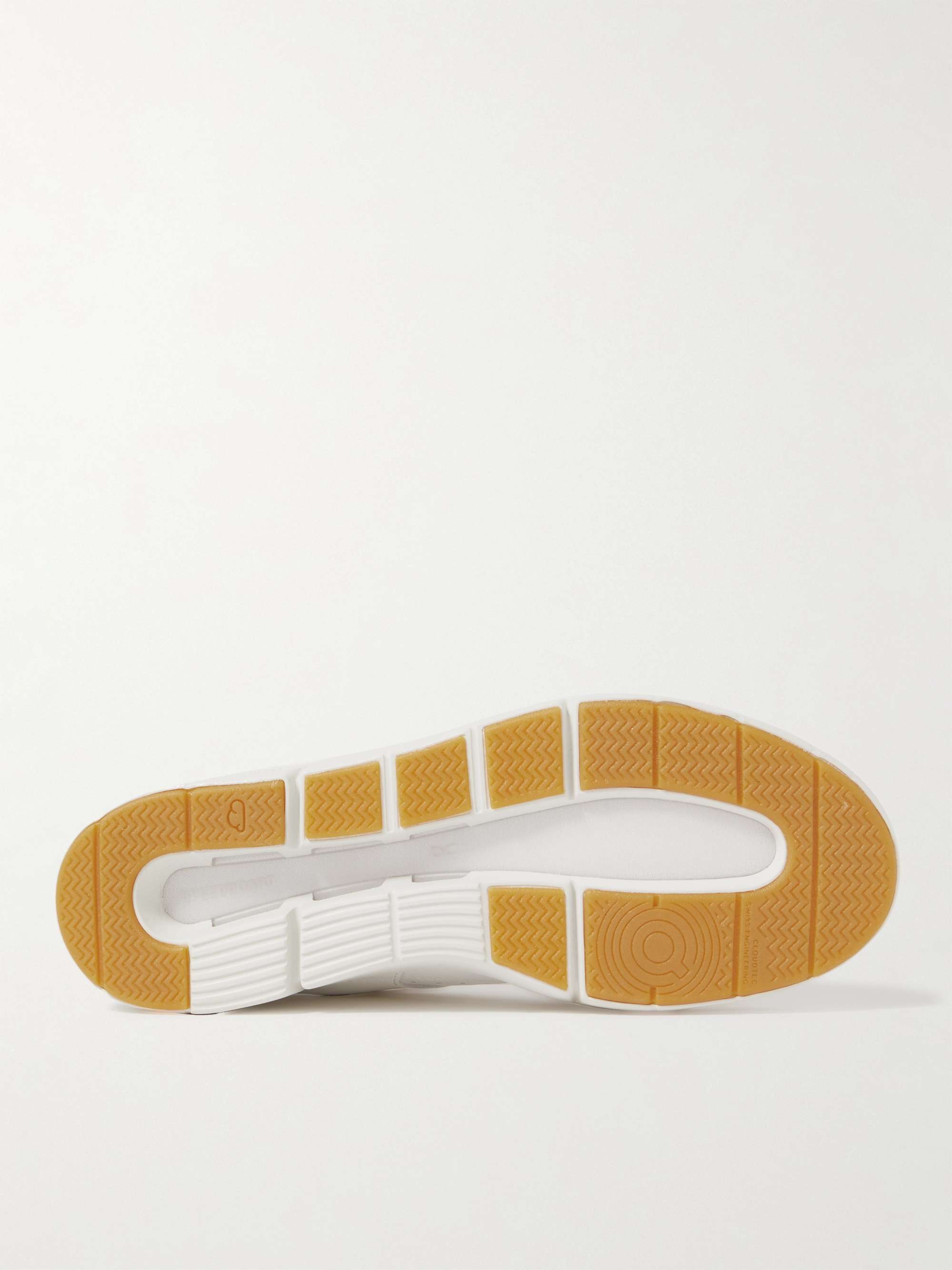 ON The Roger Clubhouse Faux Suede and Mesh-Trimmed Faux Leather Sneakers
