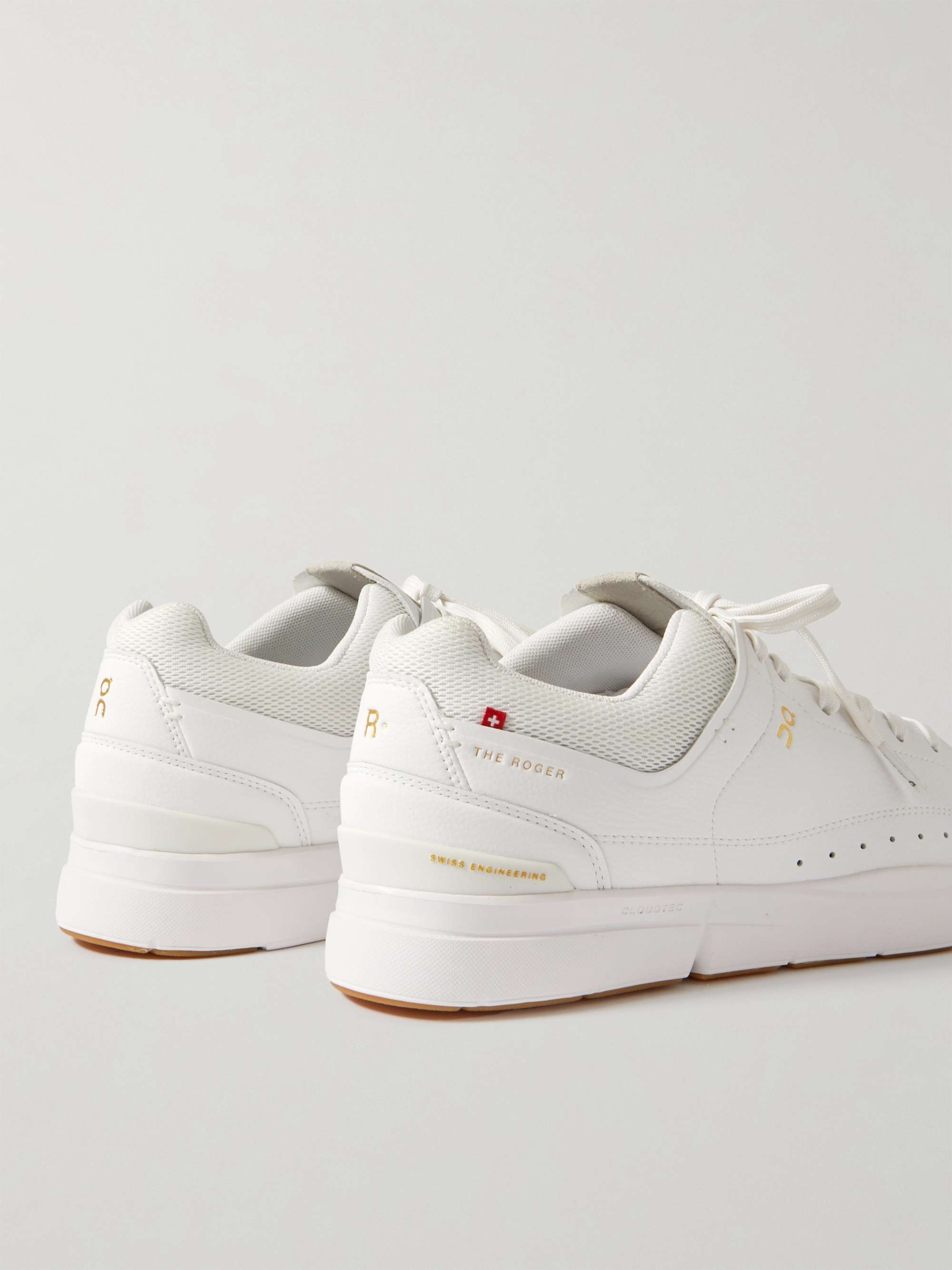 ON + Roger Federer The Roger Centre Court Vegan Leather and Mesh Tennis Sneakers