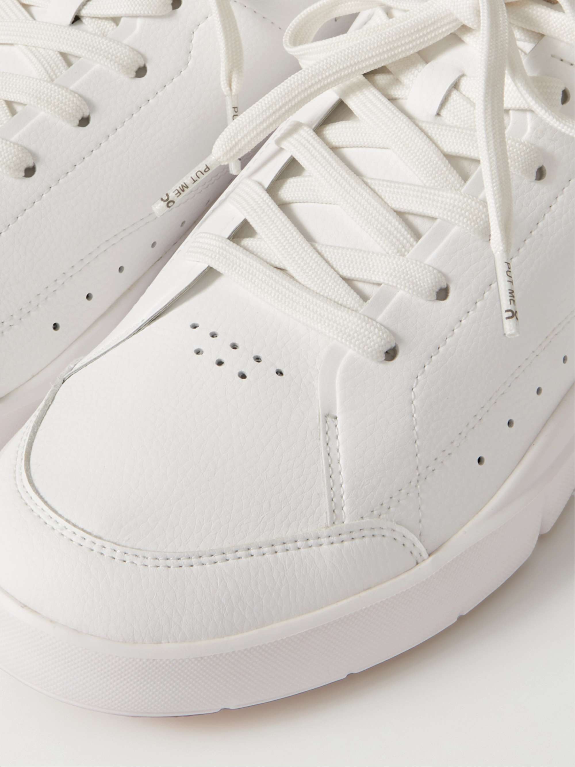 ON + Roger Federer The Roger Centre Court Vegan Leather and Mesh Tennis Sneakers